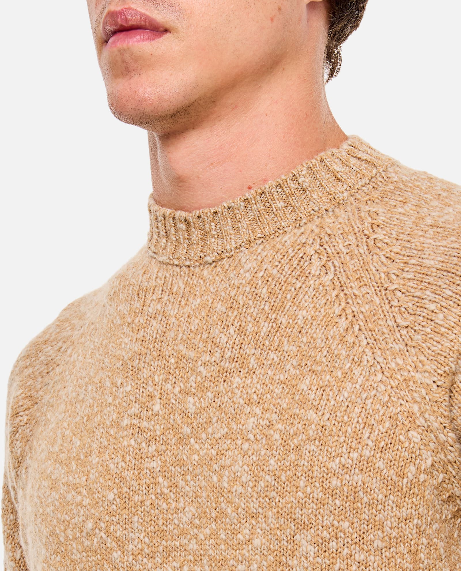 Drumohr Round Neck Sweater In Beige