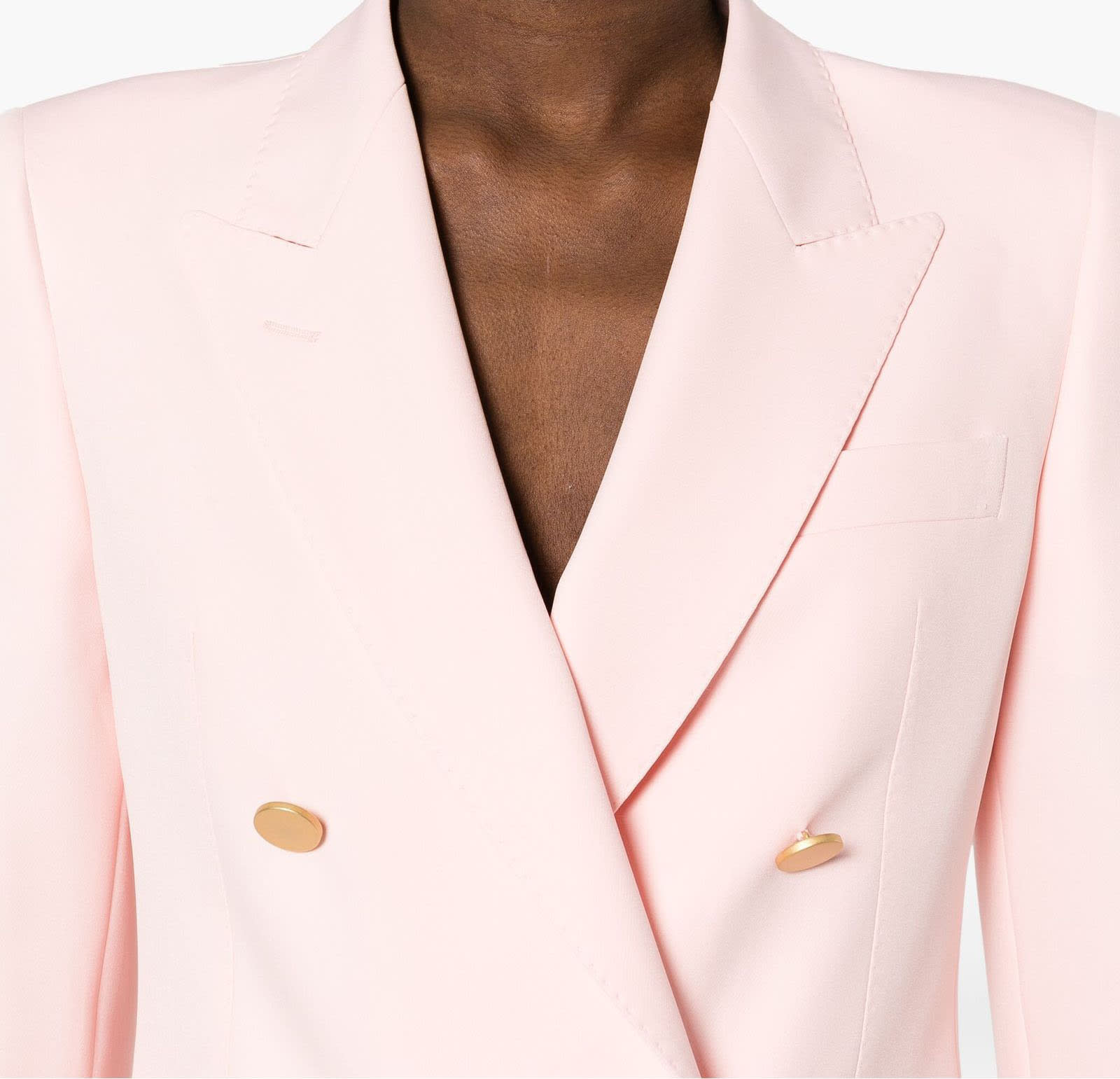 Shop Tagliatore Pink Double-breasted Suit