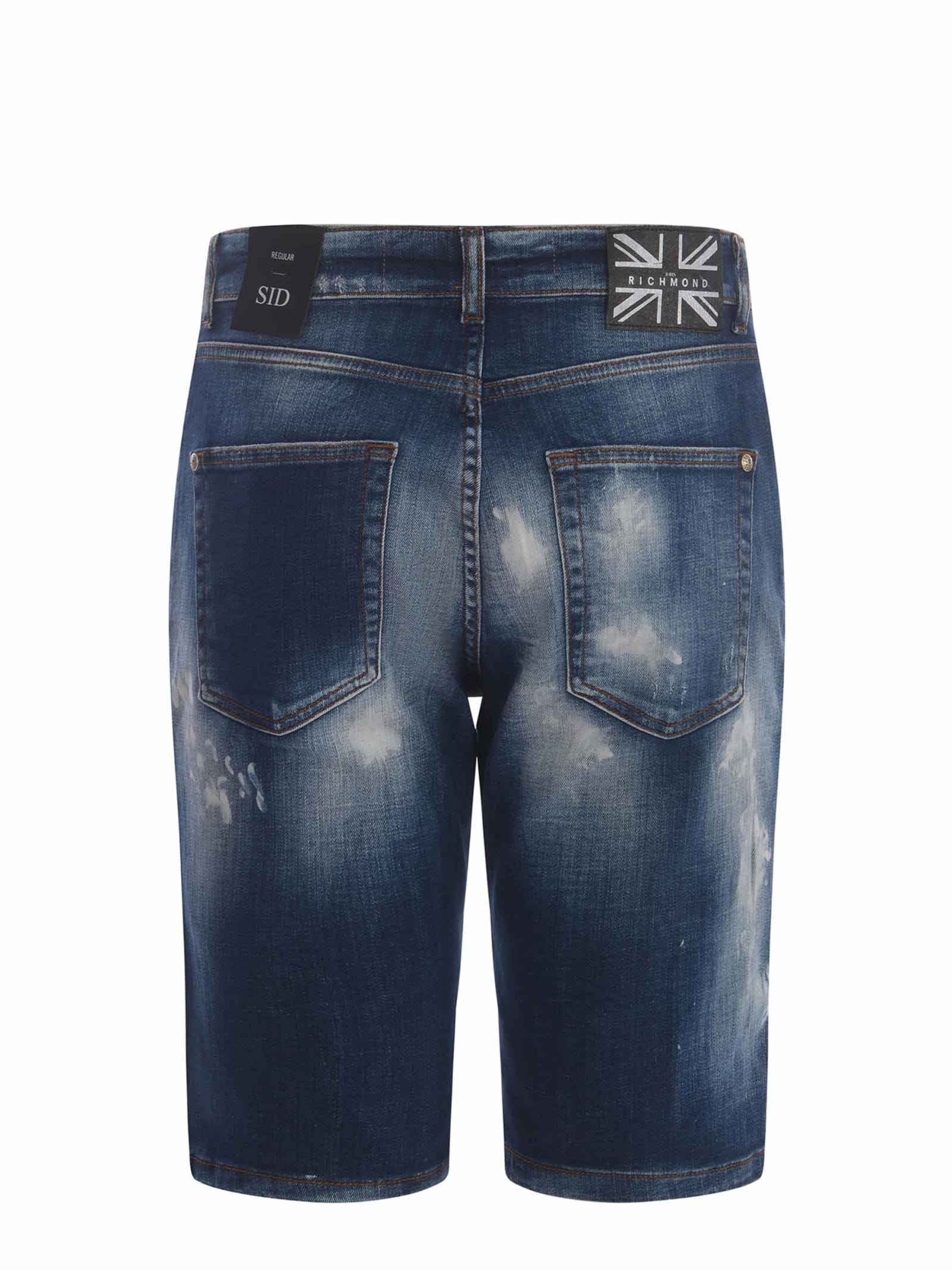 Shop Richmond Jeans  Made Of Denim In Denim Azzurro