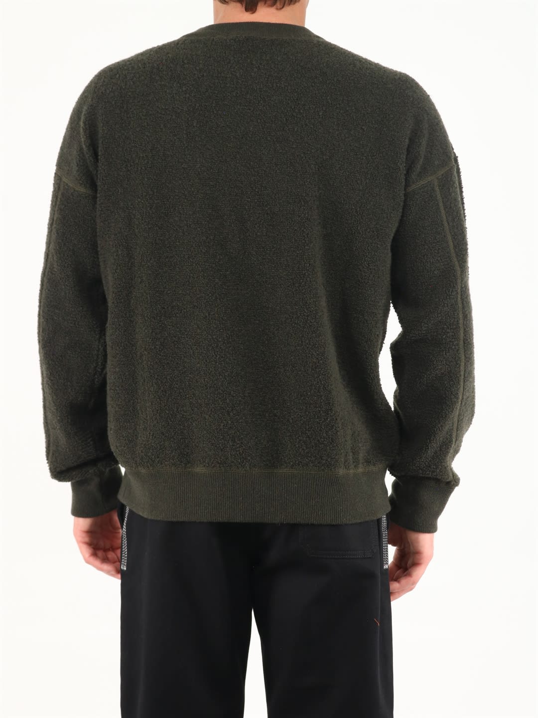 Shop Ten C Military Green Reversible Sweater
