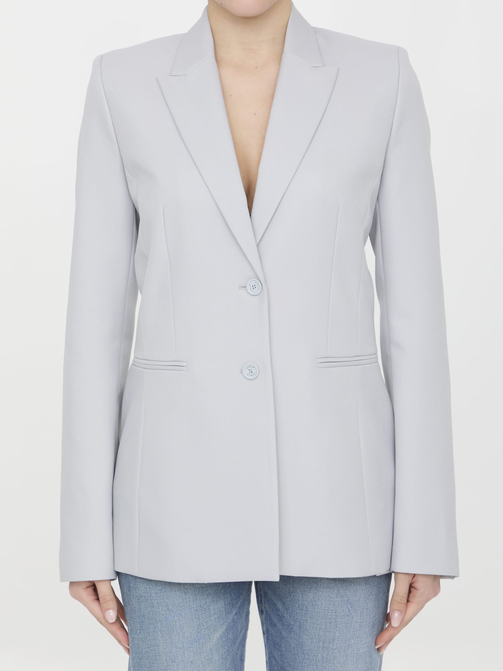 Shop Off-white Corporate Tech Jacket In Grey