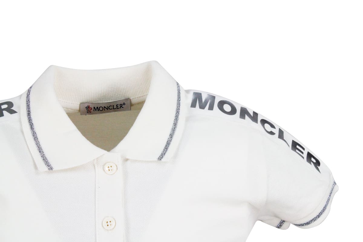 Moncler T-shirt In Cream