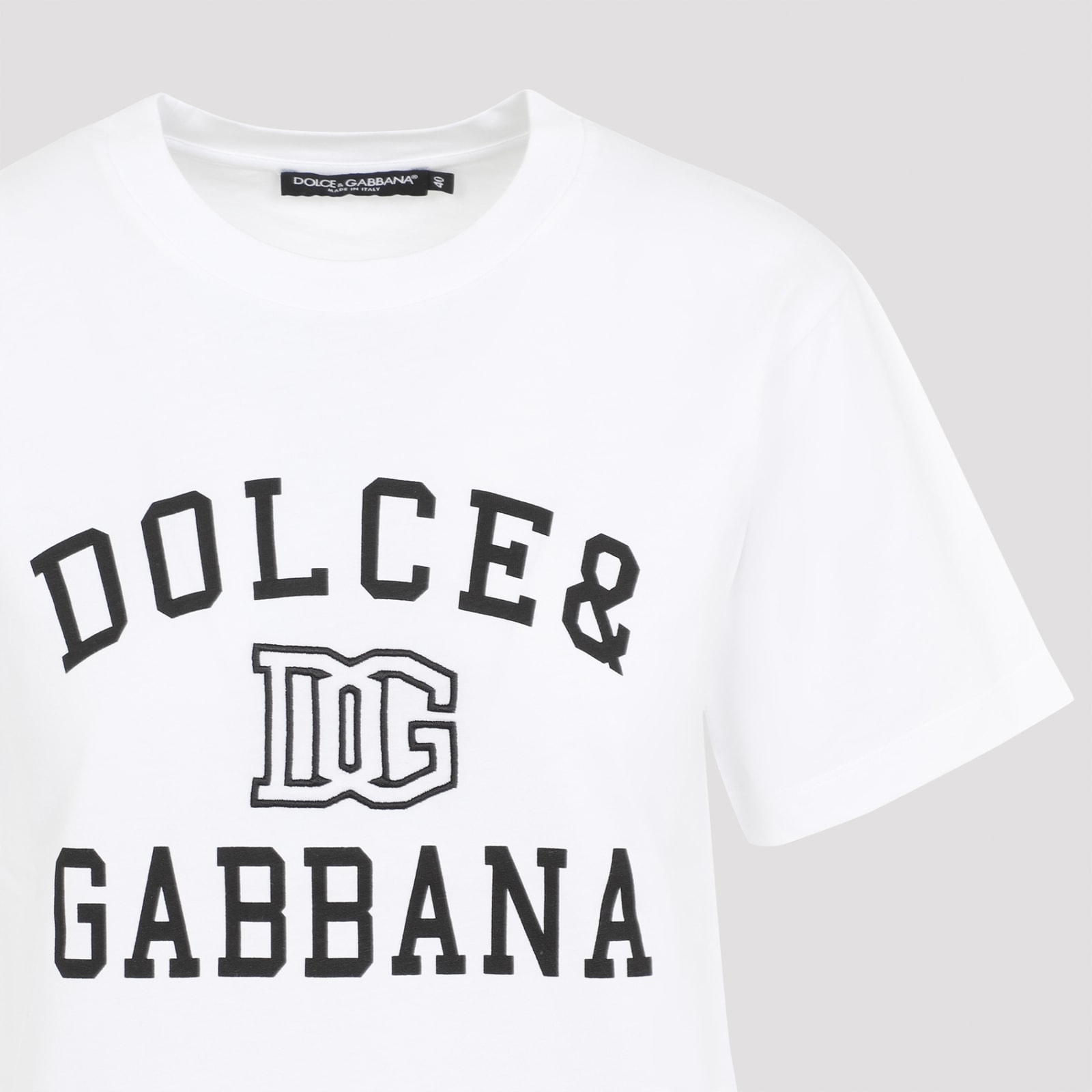 Shop Dolce & Gabbana T-shirt In Bianco Ottico