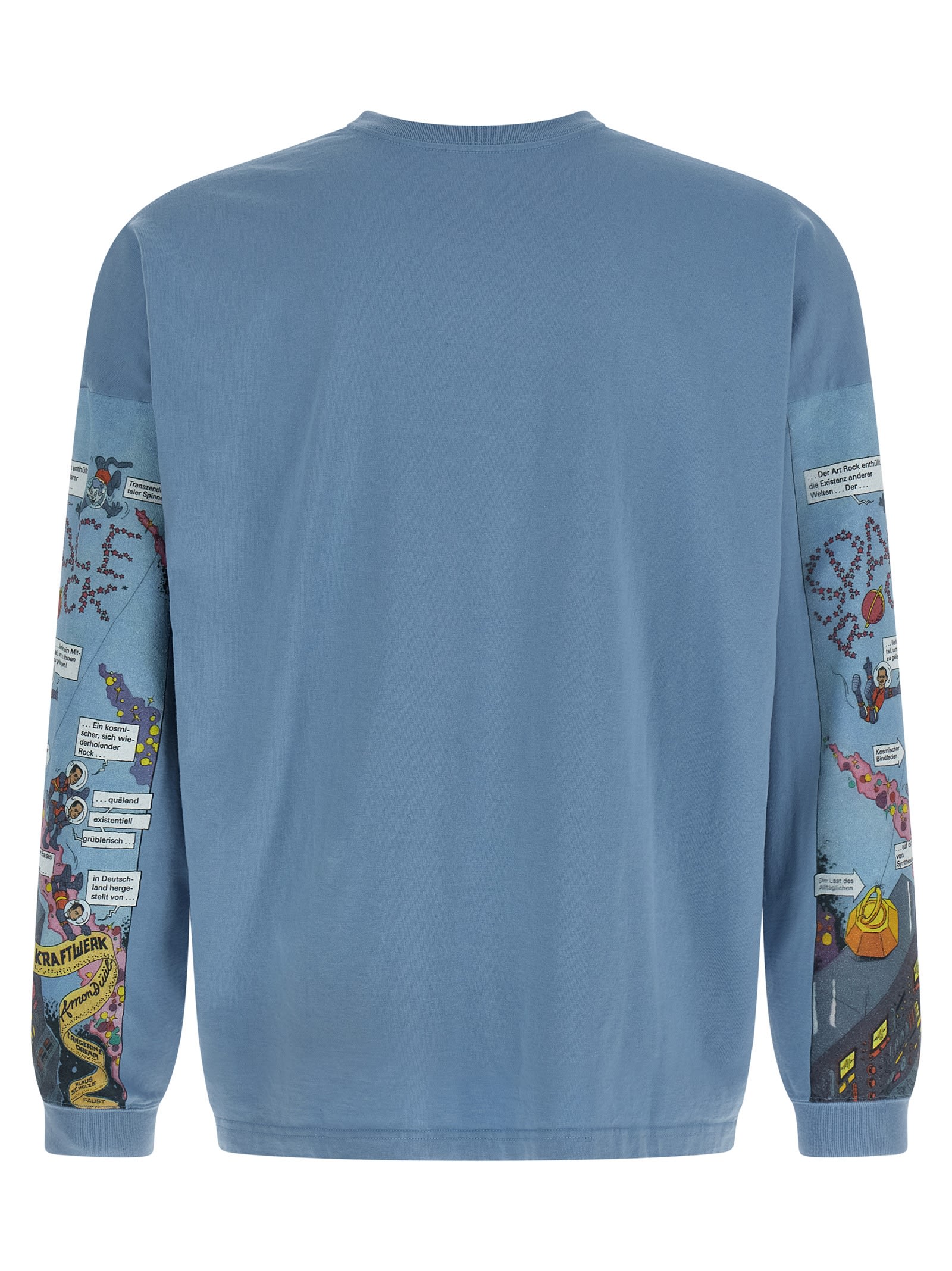 Undercover Graphic Long Sleeve Crew Neck T-shirt In Animal Print