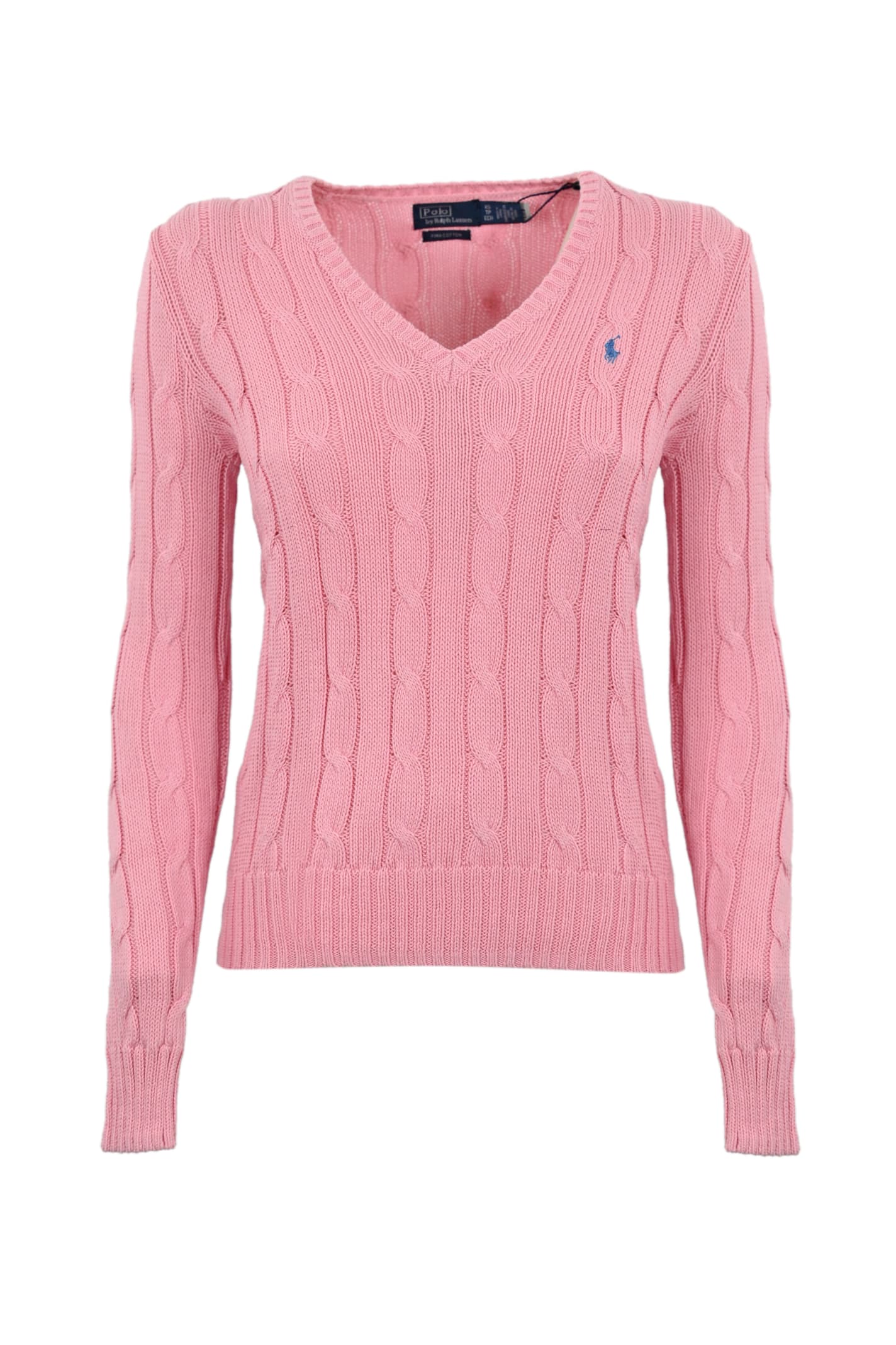 Polo Ralph Lauren Kimberly V-neck Sweater In Pink