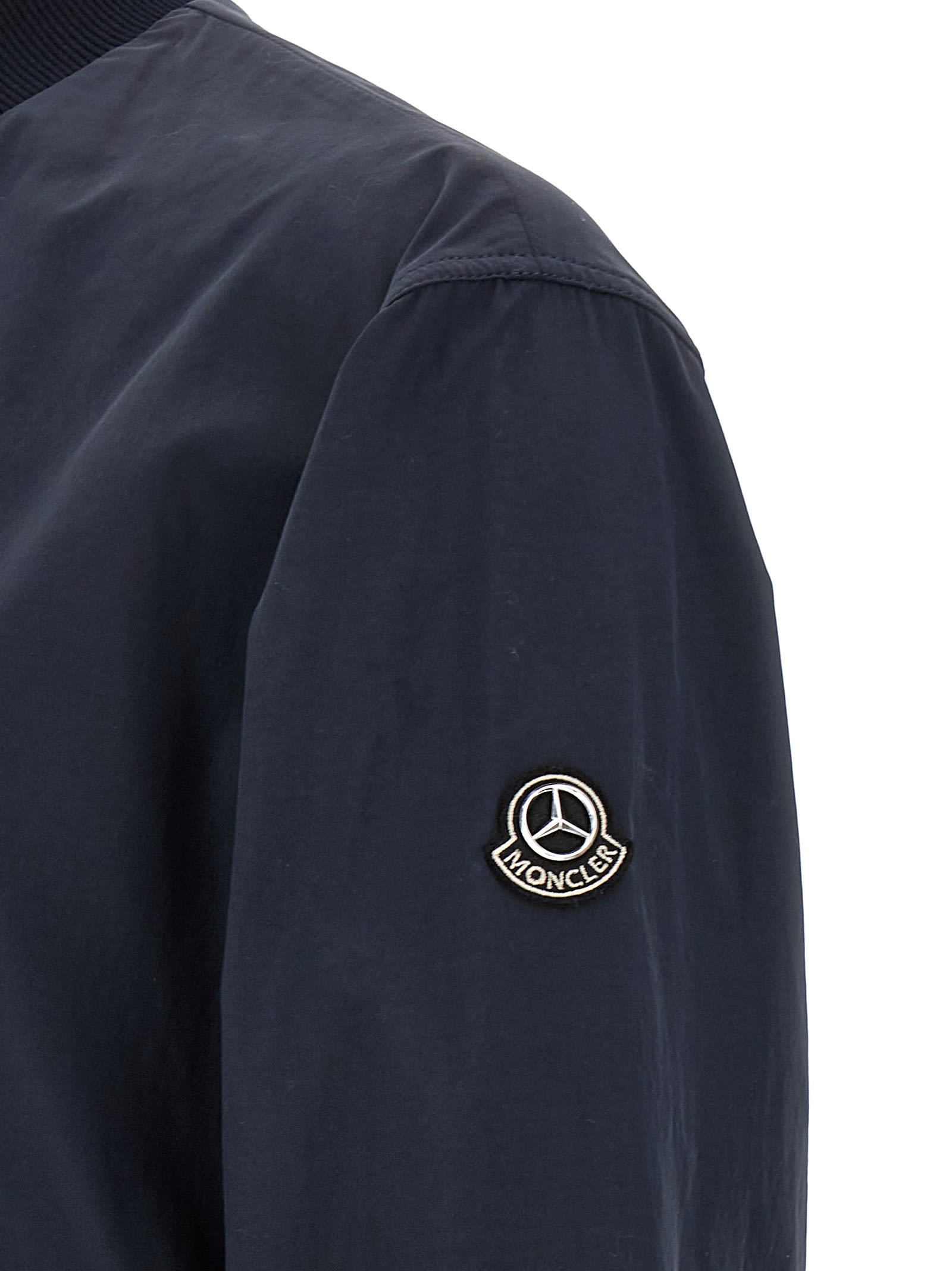 Moncler Genius Tatenen 3 Moncler Mercedes-benz Designed By Nigoldeneye Cotton Blend Jacket In Blue