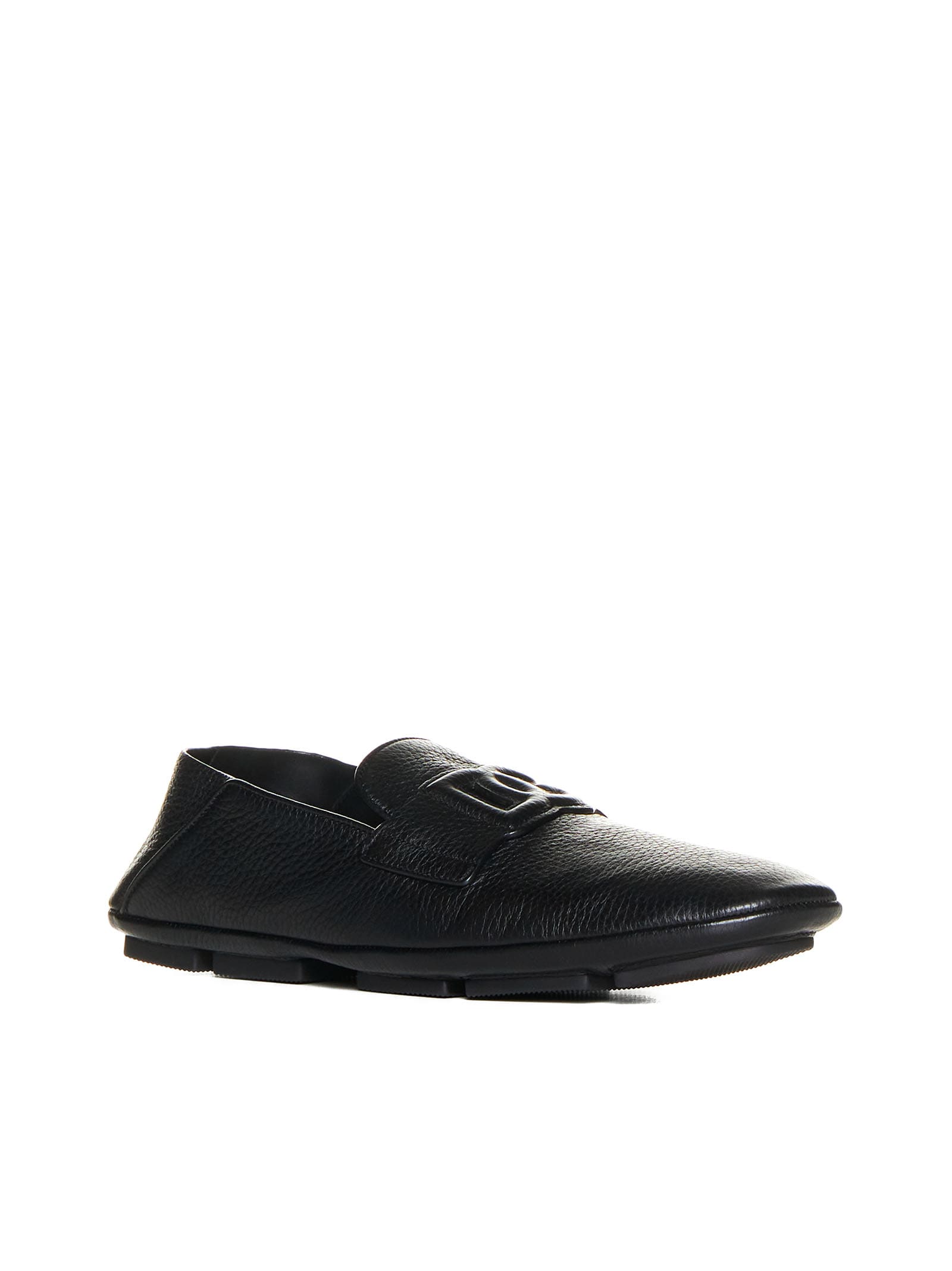 Shop Dolce & Gabbana Loafers In Black