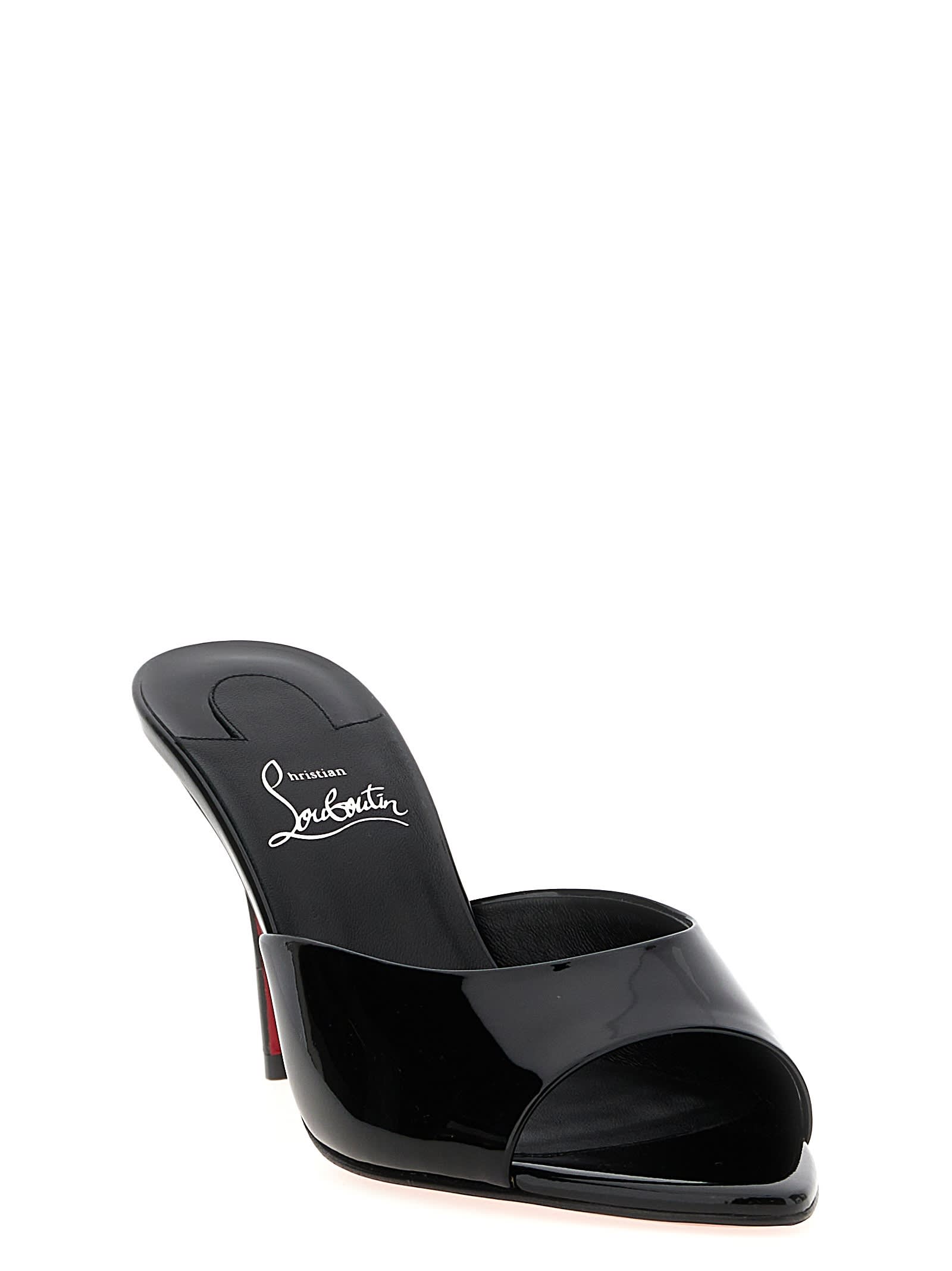 Christian Louboutin Miss Z Mules In Black