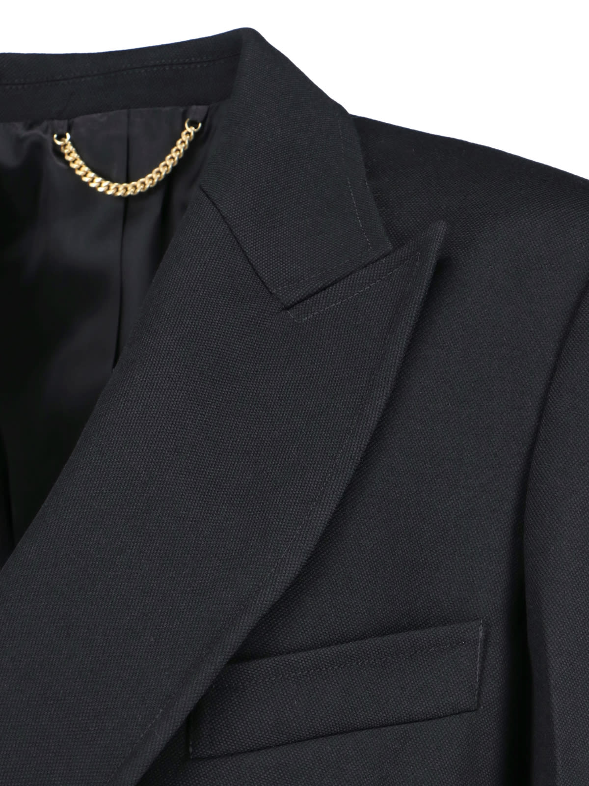 Shop Victoria Beckham Double-breasted Blazer In Black