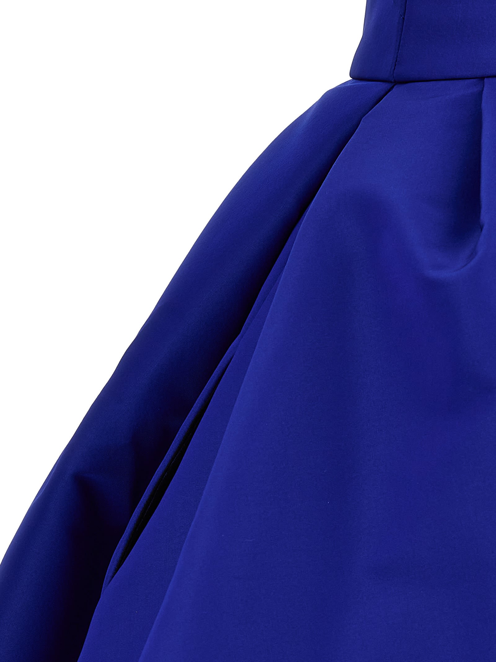 Carolina Herrera Silk Dress Dresses Blue In Blue