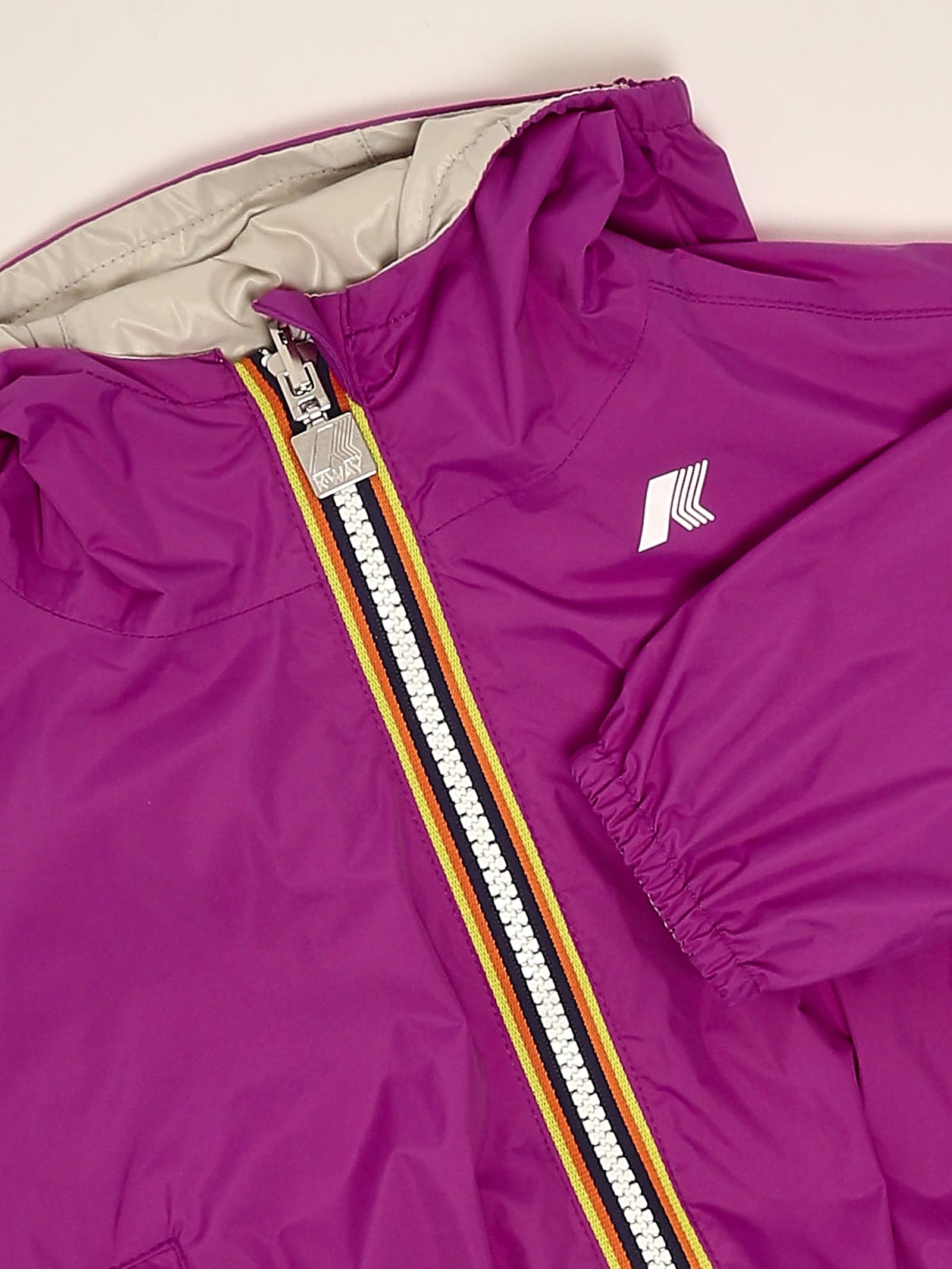 K-way Laurette Plus Double Jacket In Neutral