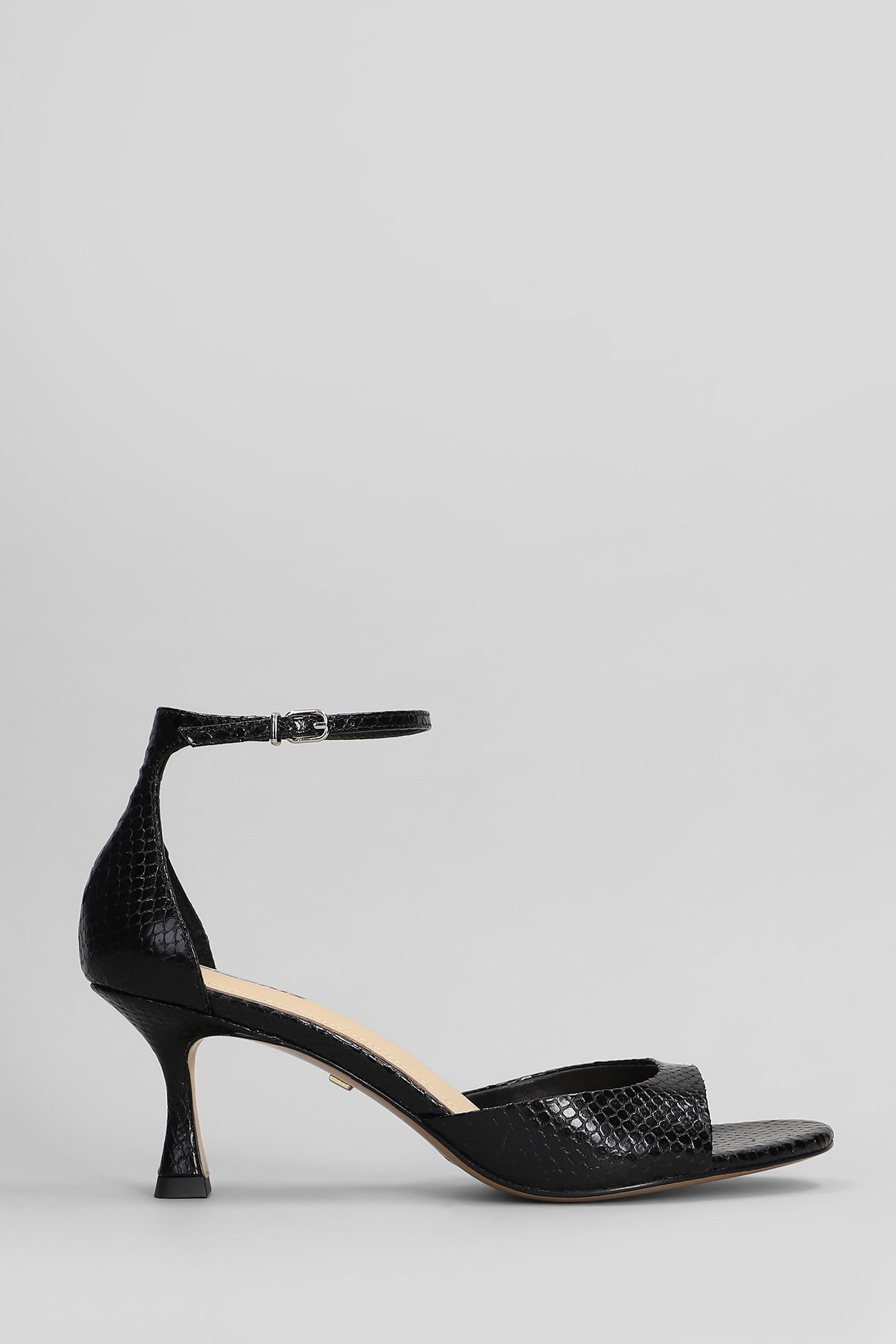 Petrina Sandals In Black Leather