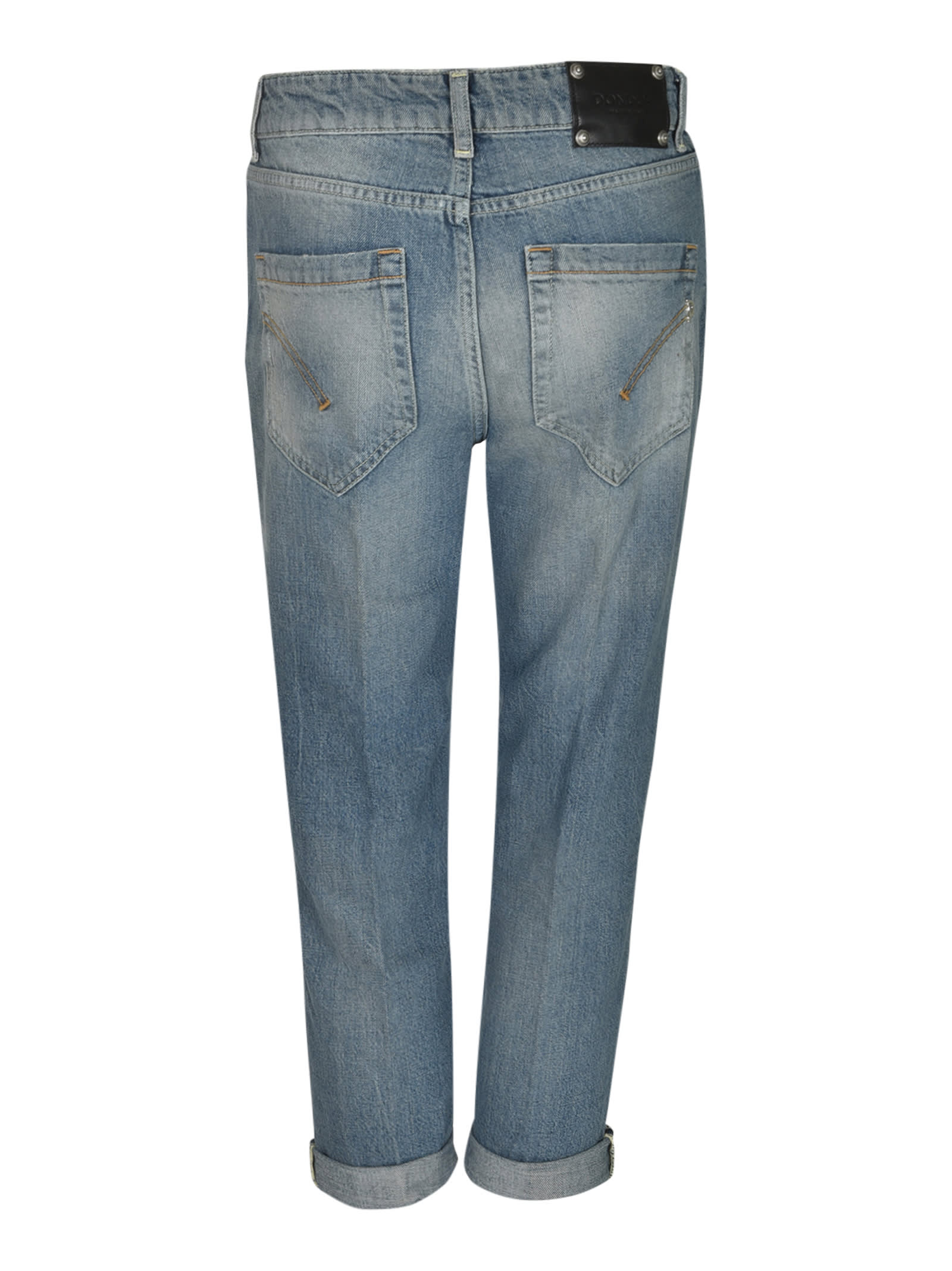 Dondup Button-front Denim Trousers In 800