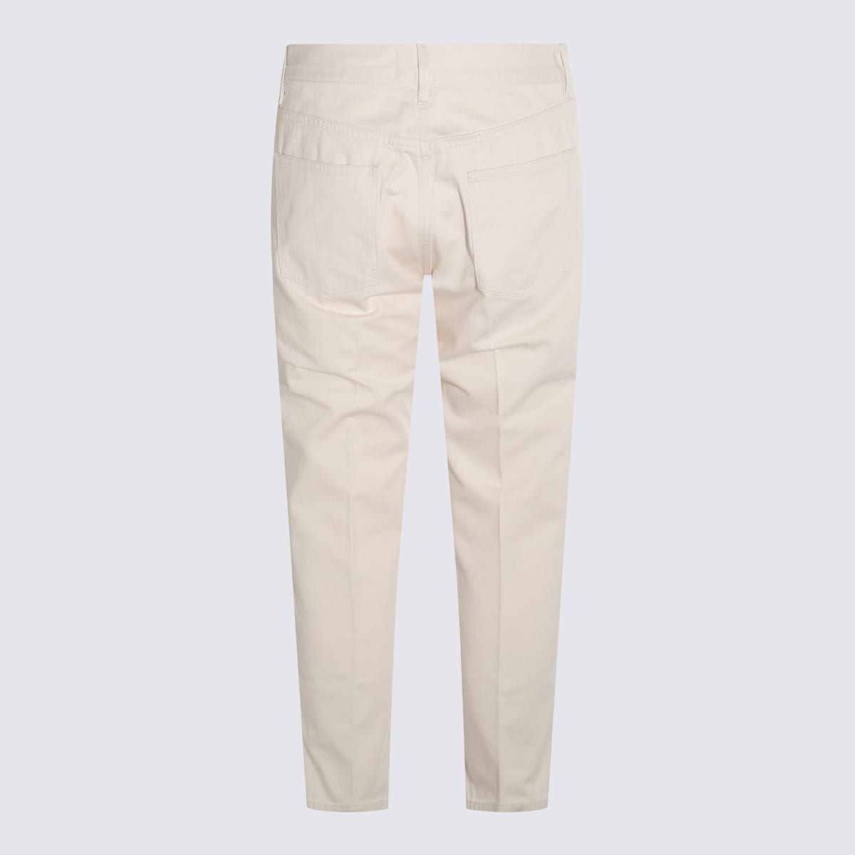 Lardini Button-fly Cotton Jeans In Neutral