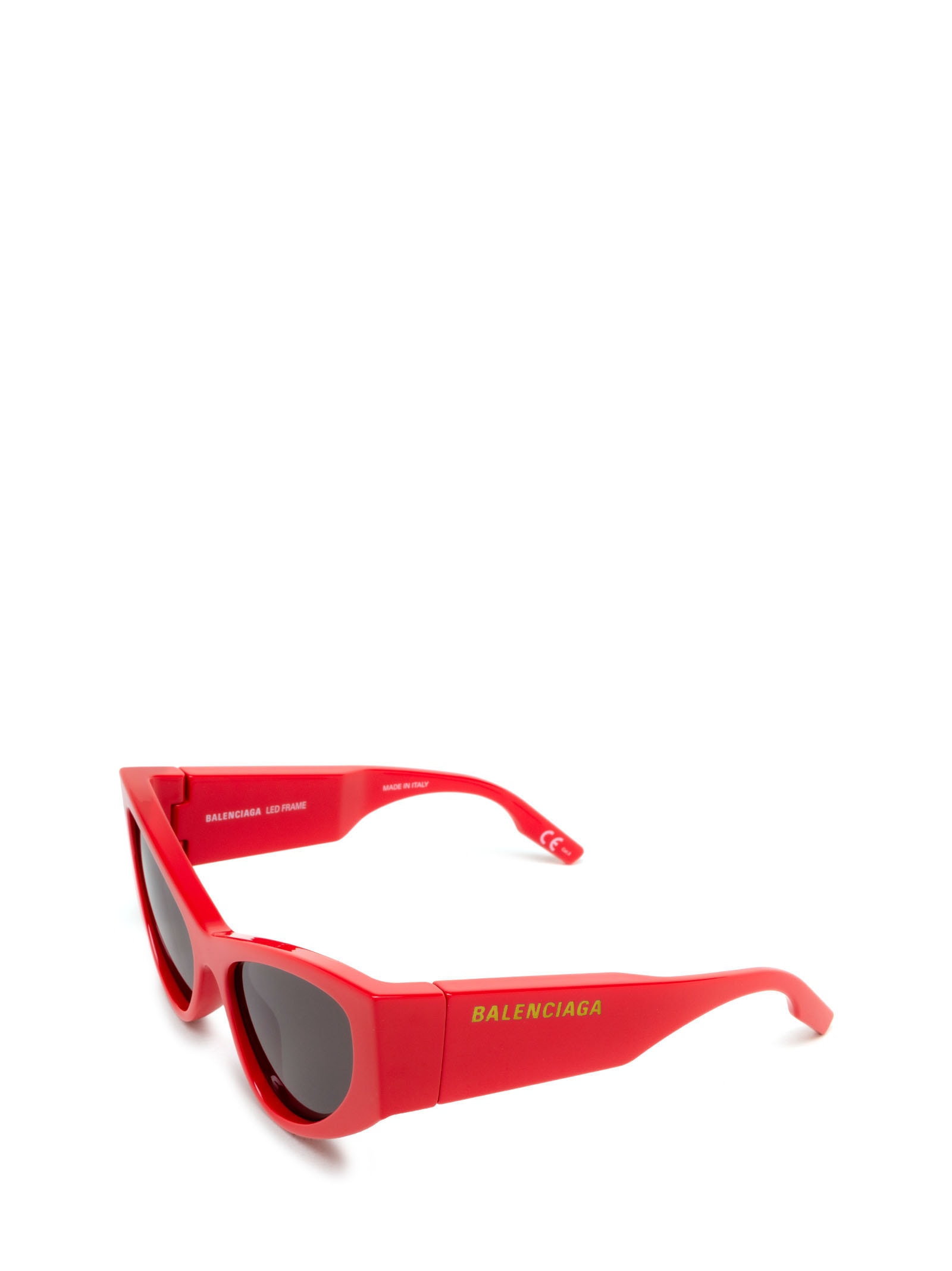 Shop Balenciaga Bb0300s Red Sunglasses