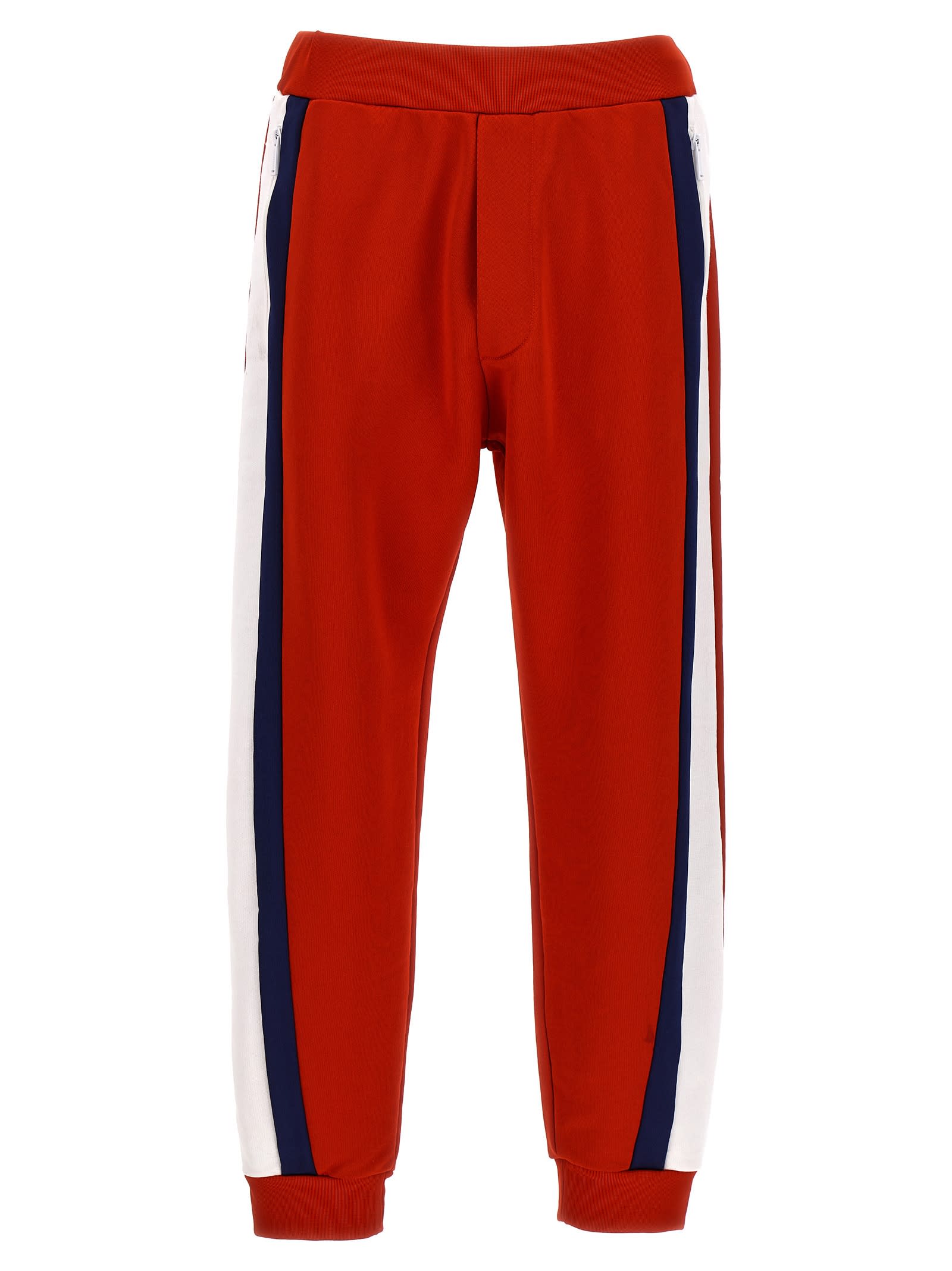 DSQUARED2 JOGGERS WITH CONTRAST BANDS