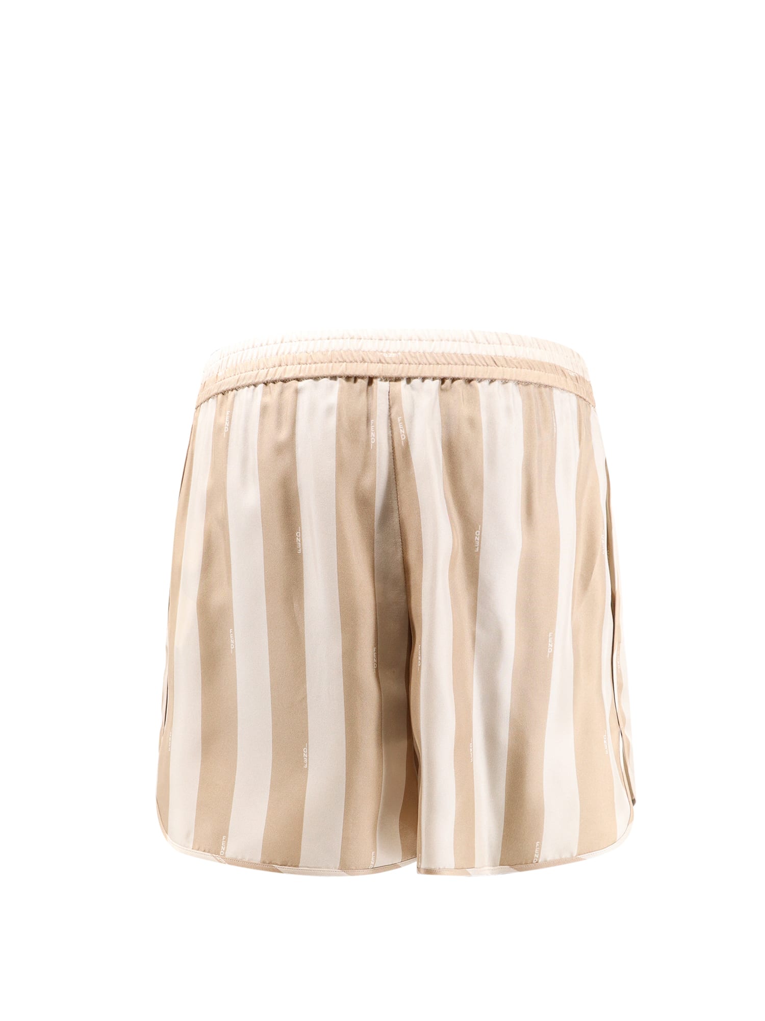 Shop Fendi Shorts In Beige