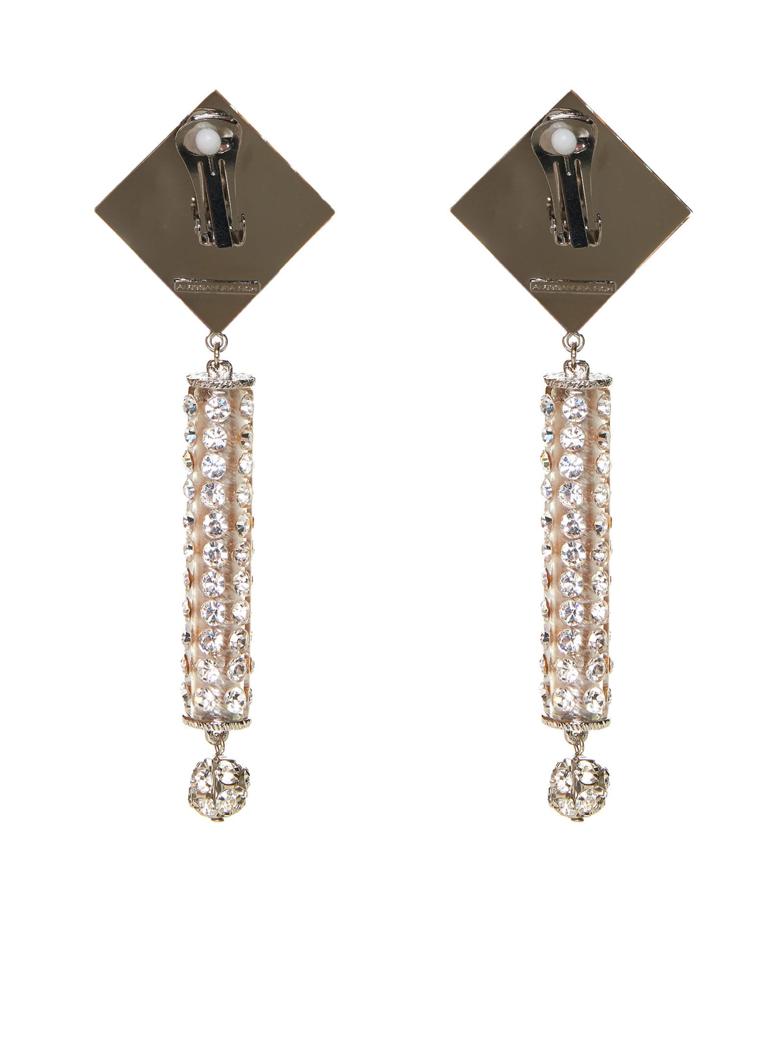 Alessandra Rich Earrings In Cry Silver