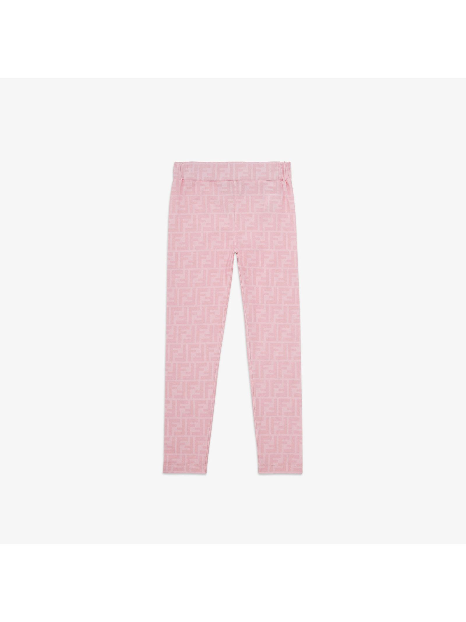 Shop Fendi Pink Jersey Junior Leggings