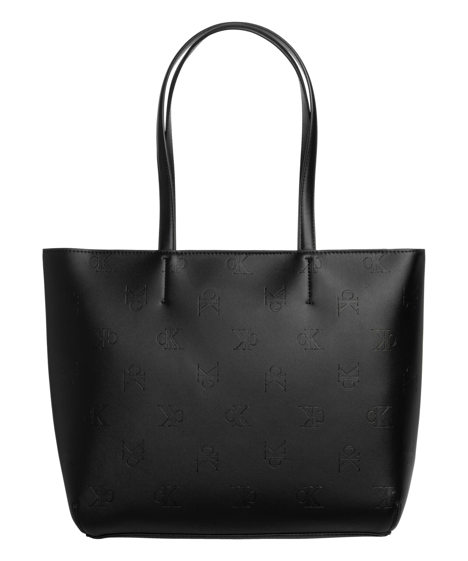 Calvin Klein Jeans Est.1978 Tote Bag In Black Mono Allover