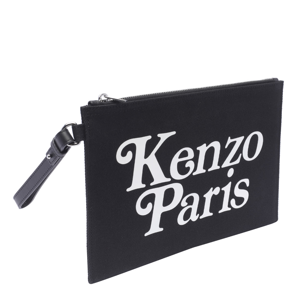 Shop Kenzo Utility Pochette In Noir