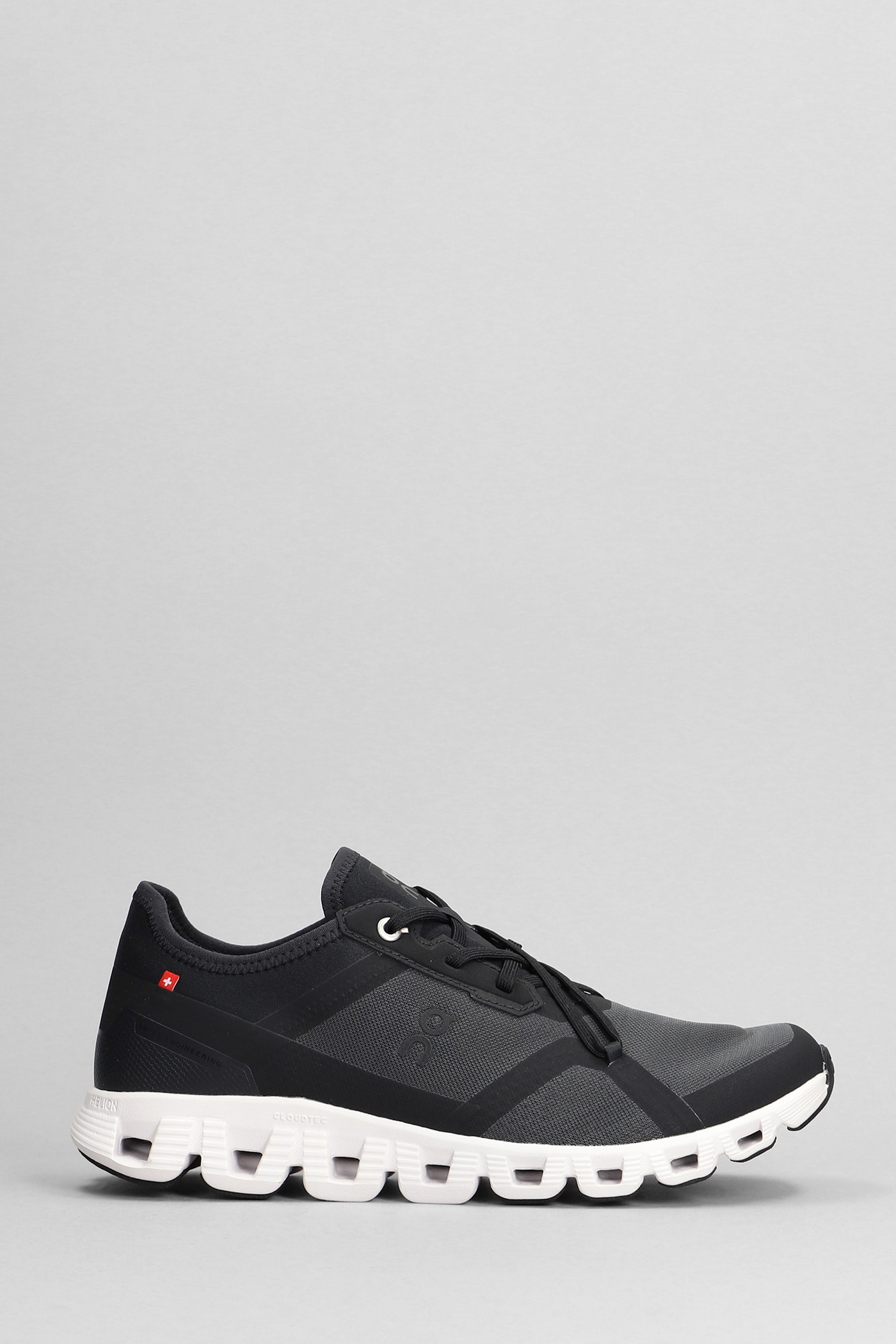 On Cloud X 3 Ad Sneakers In Black Polyester