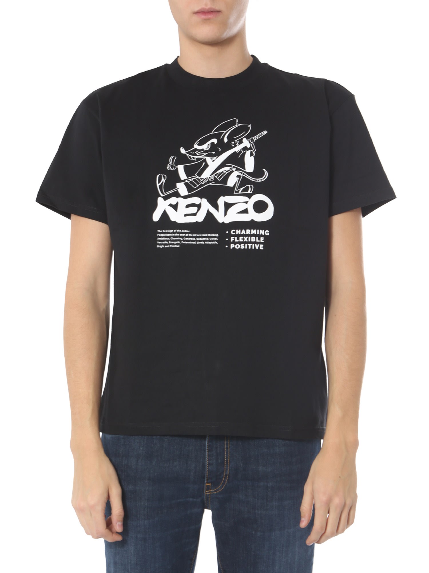 KENZO ROUND-NECK T-SHIRT,11204824