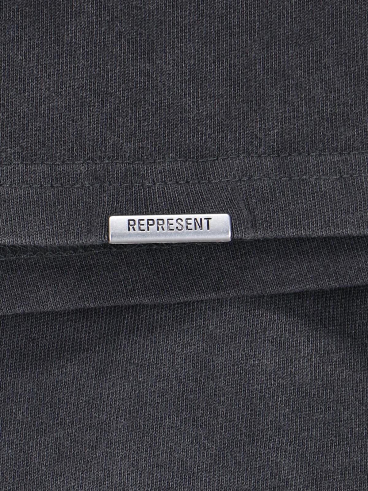 Shop Represent Printed T-shirt In Black