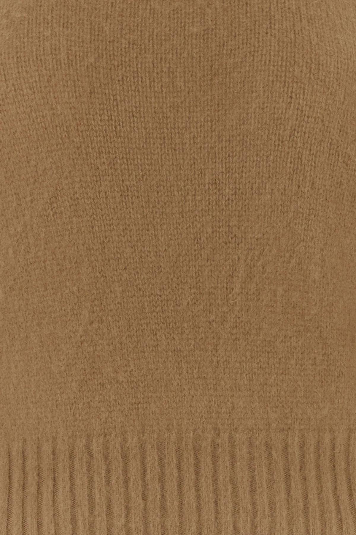 Shop Prada Camel Cashmere Sweater In Cammello