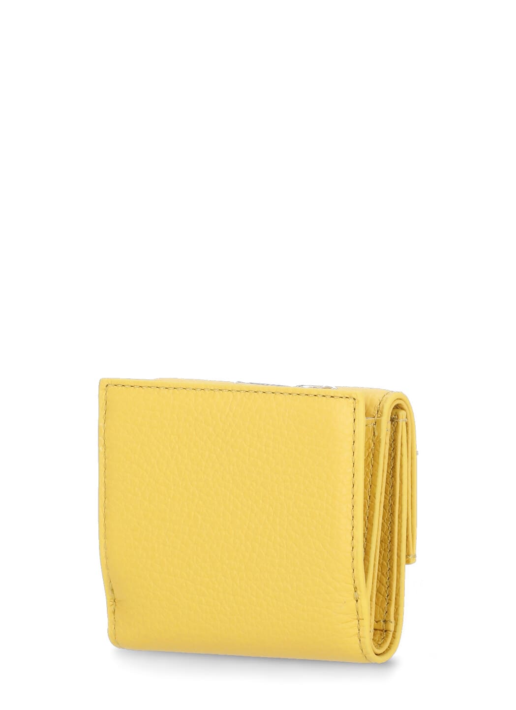 Coccinelle Metallic Soft Wallet In Yellow