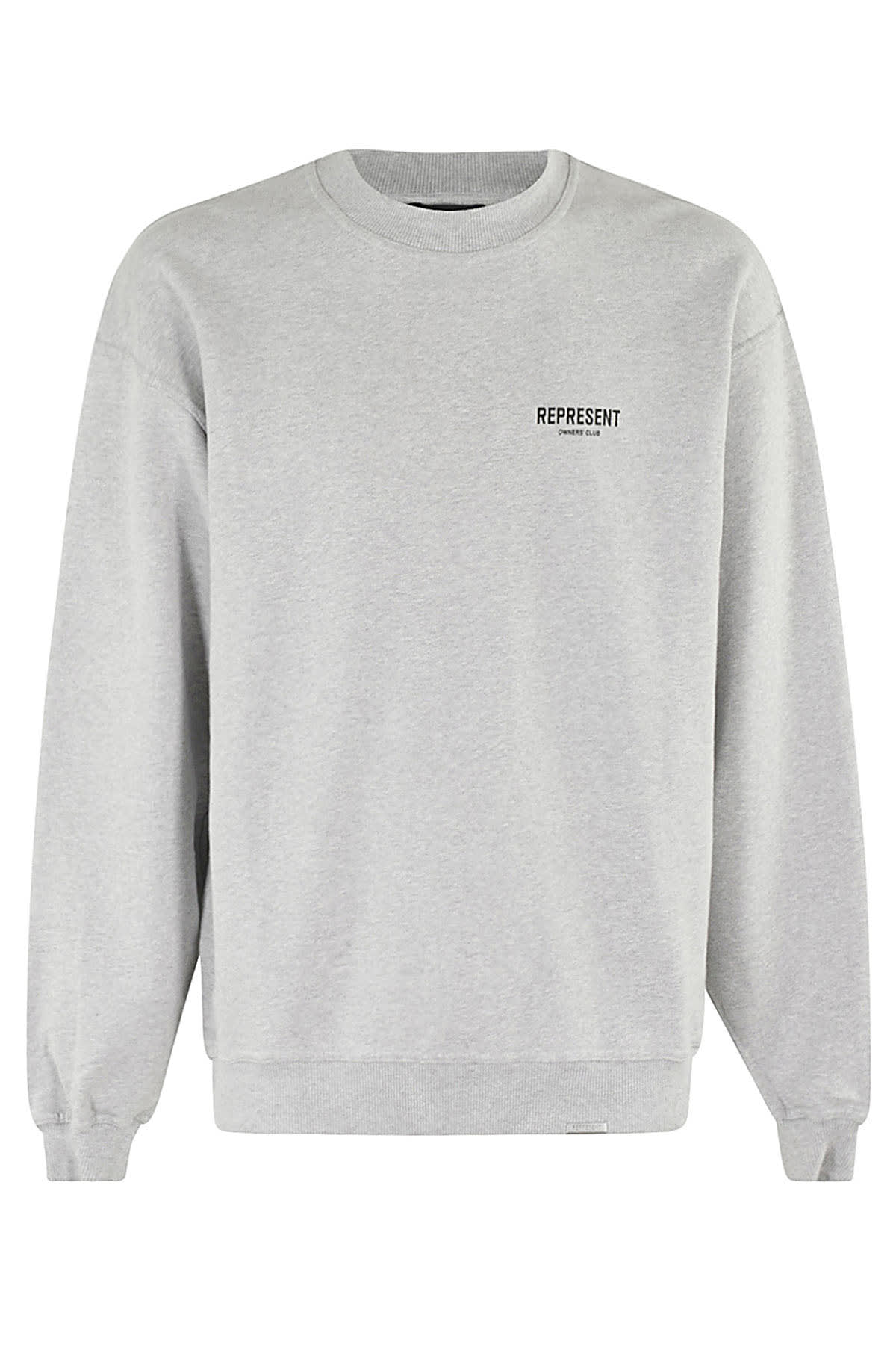 Represent Owners Club Sweater In Ash Grey Black