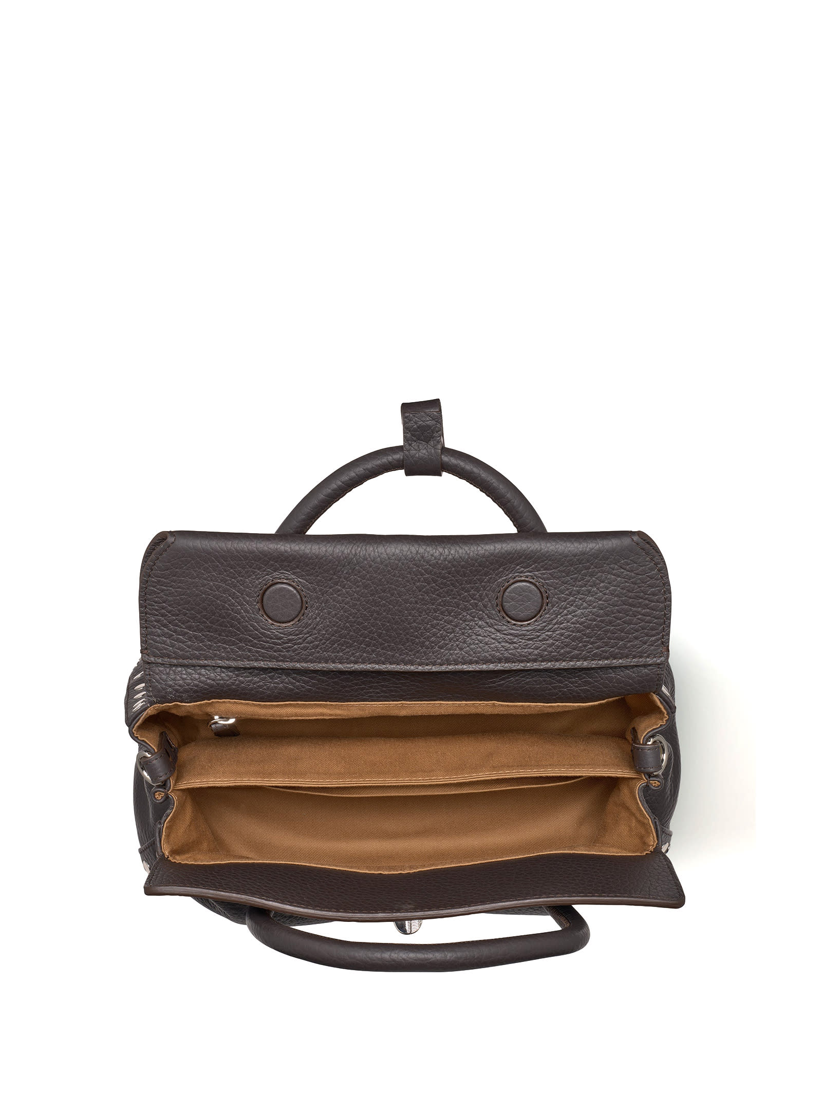 ZANELLATO ALMA CENTAURO S BAG DARK BROWN 