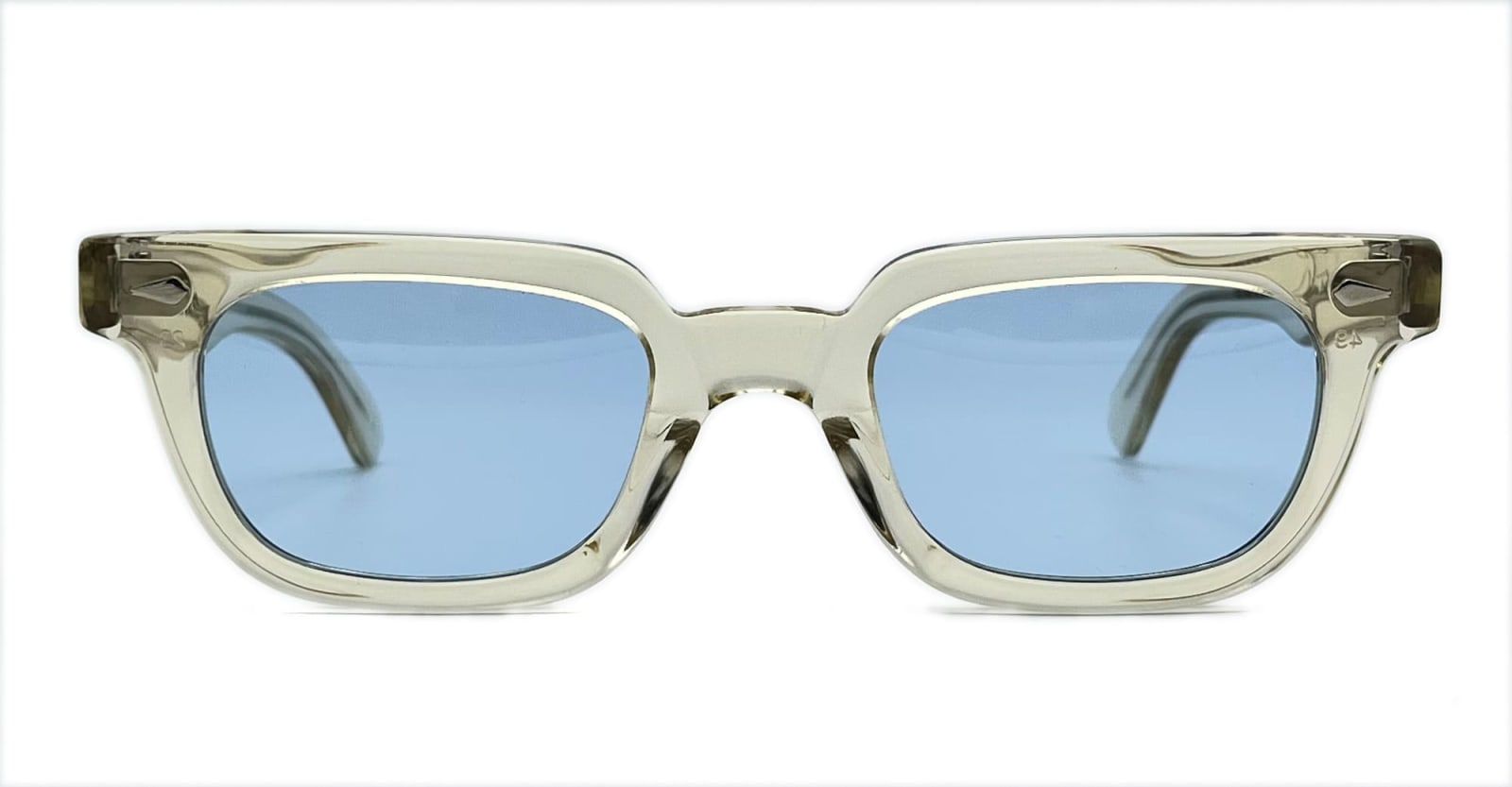 Julius Tart Optical T-man - Champagne / Light Blue Sunglasses