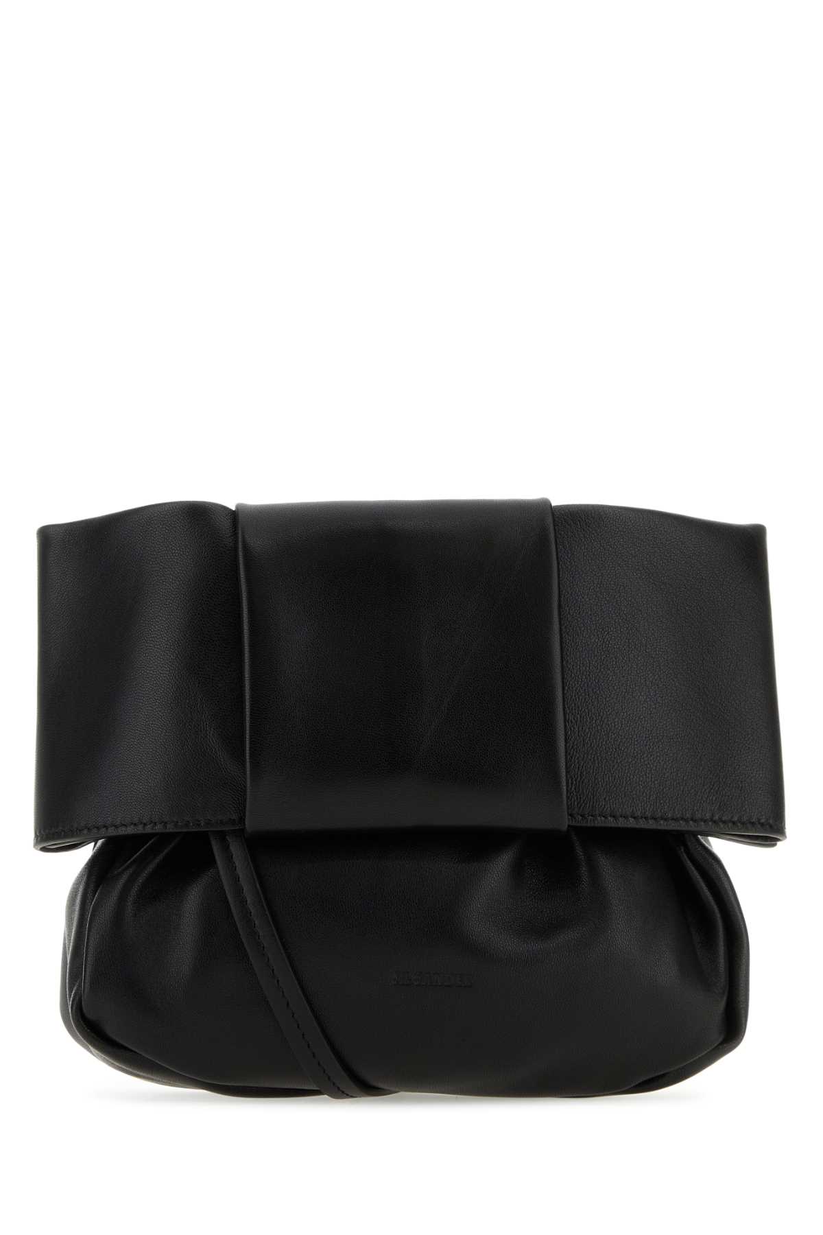 Black Nappa Leather Bucket Bag