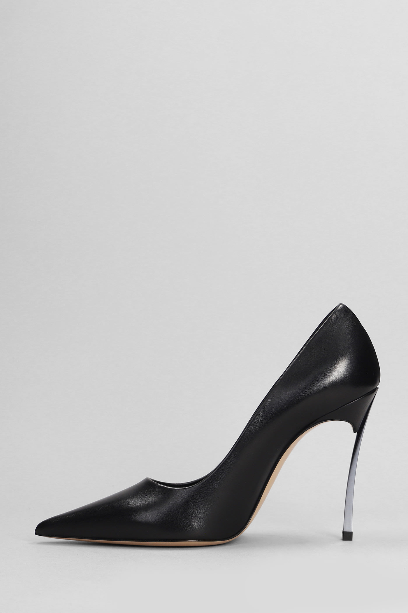 Shop Casadei Superblade Pumps In Black Leather