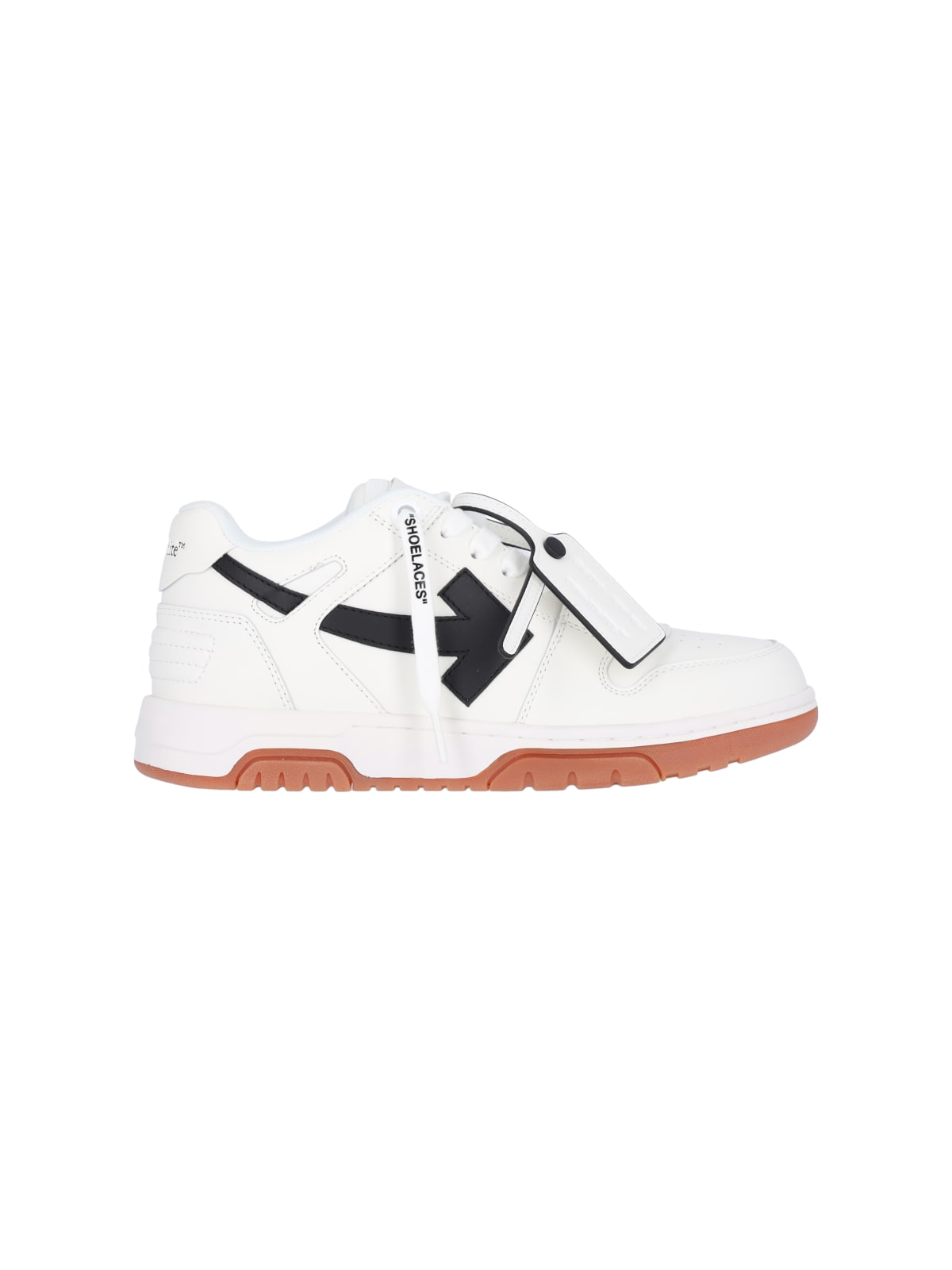 Shop Off-white Out Of Office Ooo Sneakers In White Black