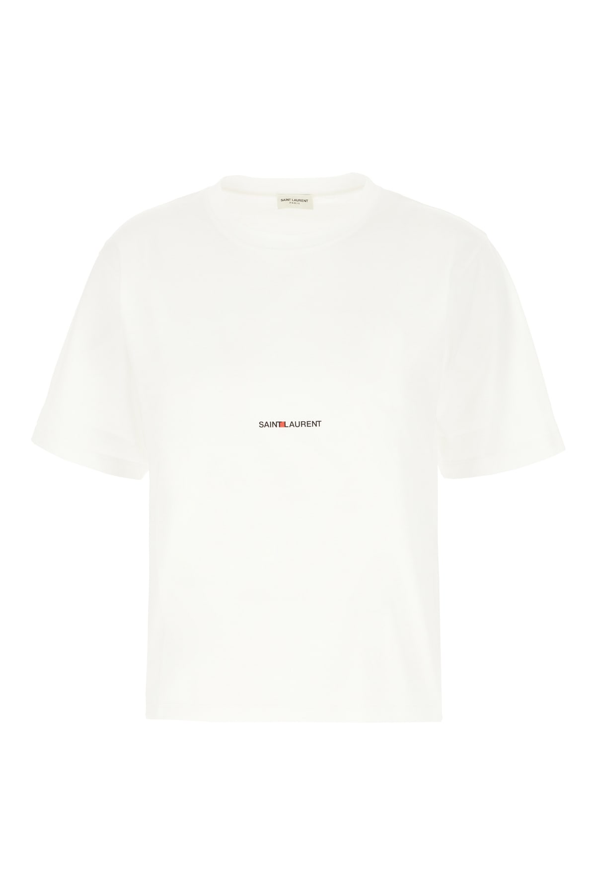 Saint Laurent White Cotton T-shirt