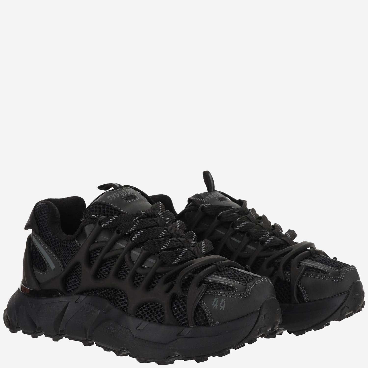 Shop 44 Label Group Symbiont 2 Chunky Sneakers In Black