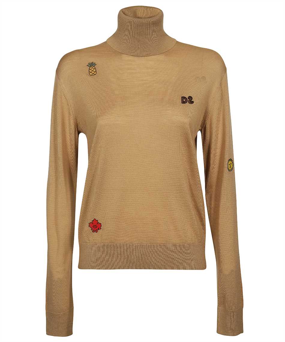 Shop Dsquared2 Wool Sweater In Camel