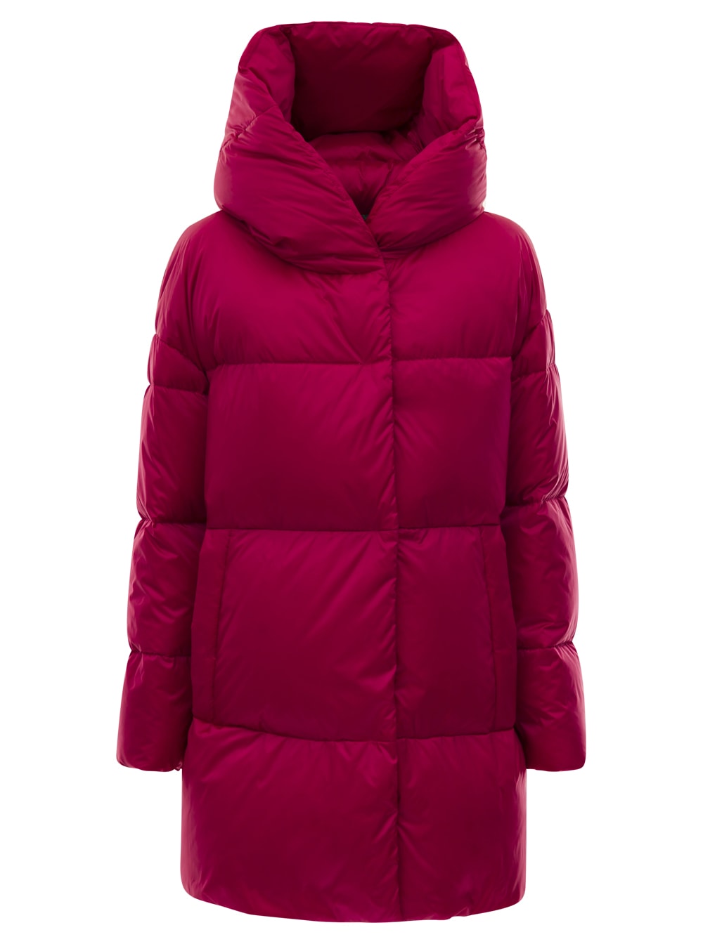 Herno Recycled Nylon Satin Hooeded Puffer