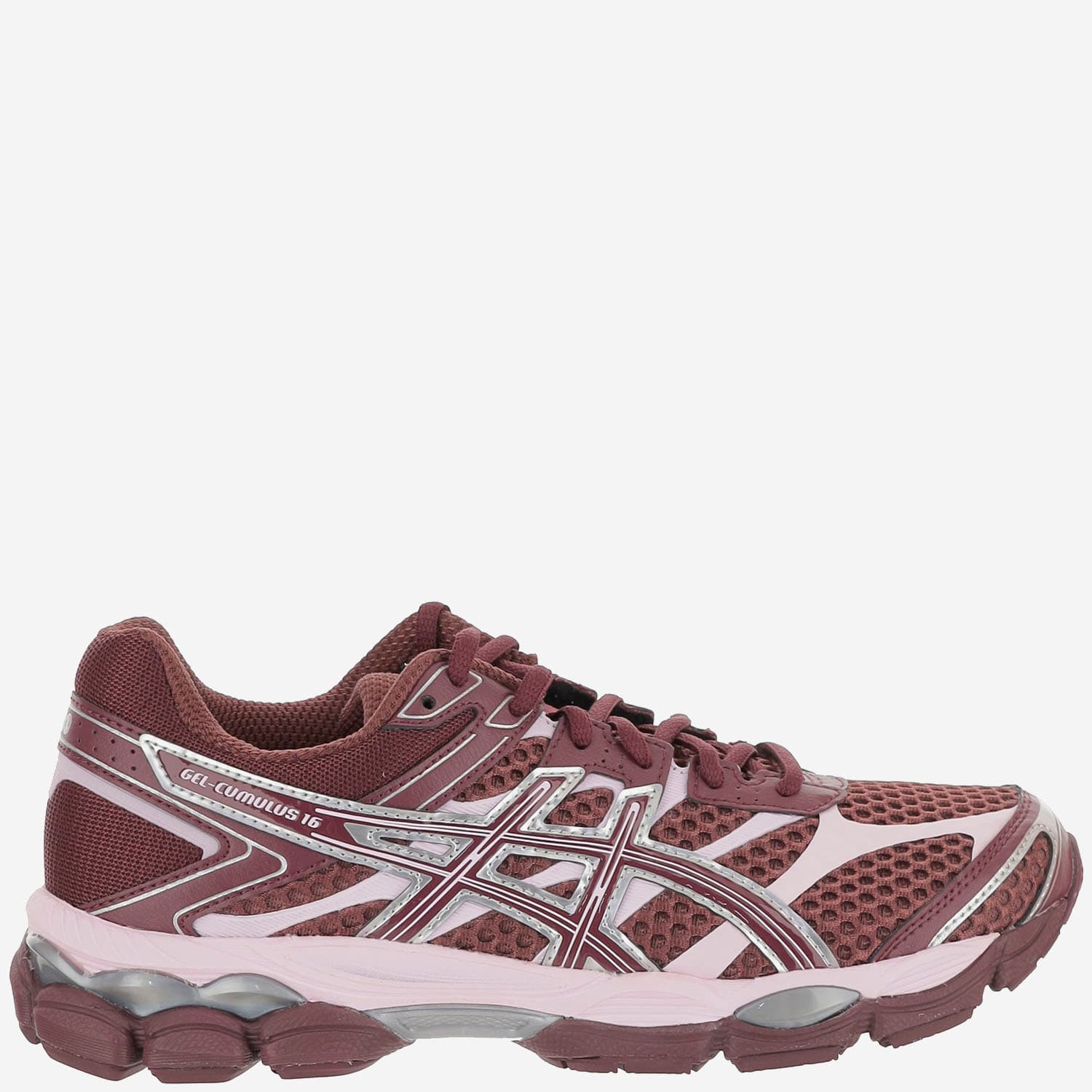Asics Lightweight Running Shoes Mesh Upper In Red