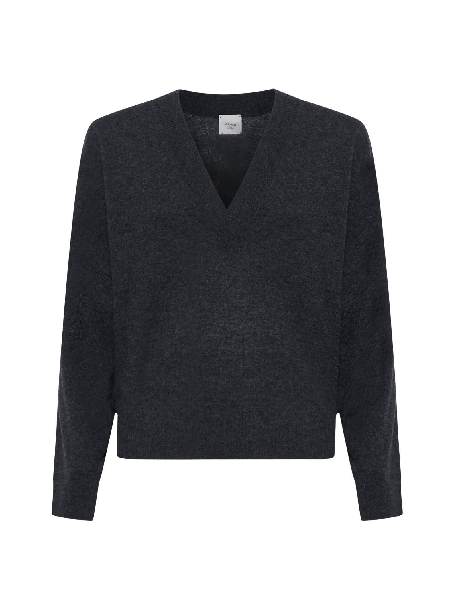 Shop Alysi Sweater In Anthracite