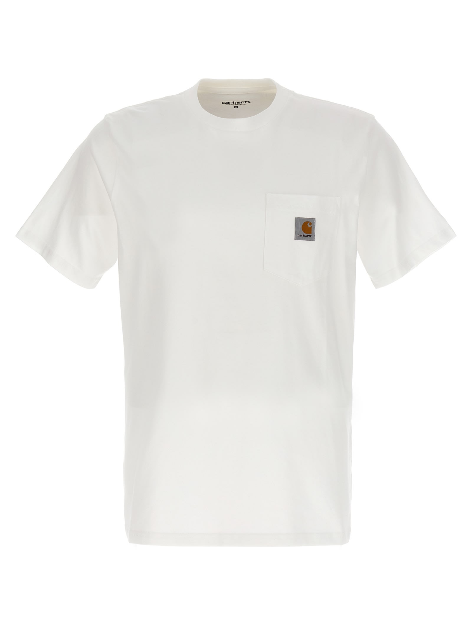 Carhartt Essential Logo Crewneck T-shirt In White
