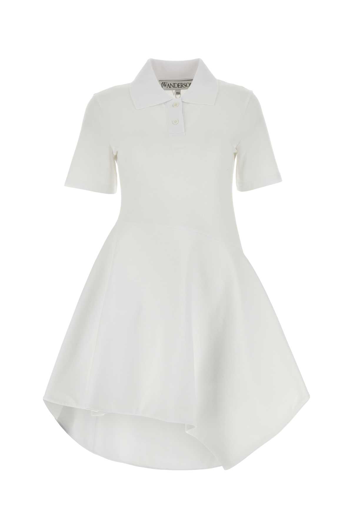 JW Anderson twisted cut-out shirt dress - White