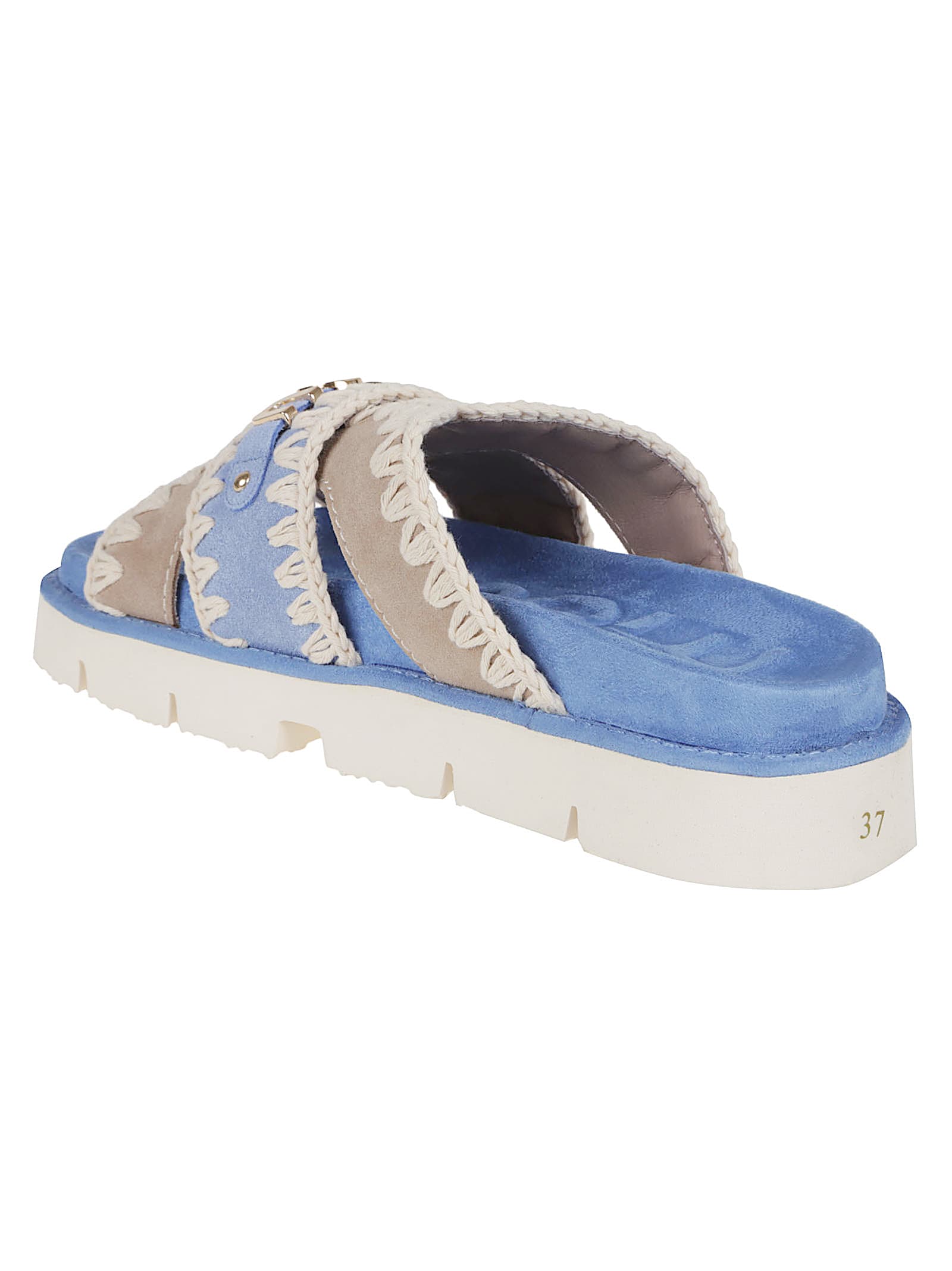 MOU BIO SANDAL BICOLOR - METAL LOG 