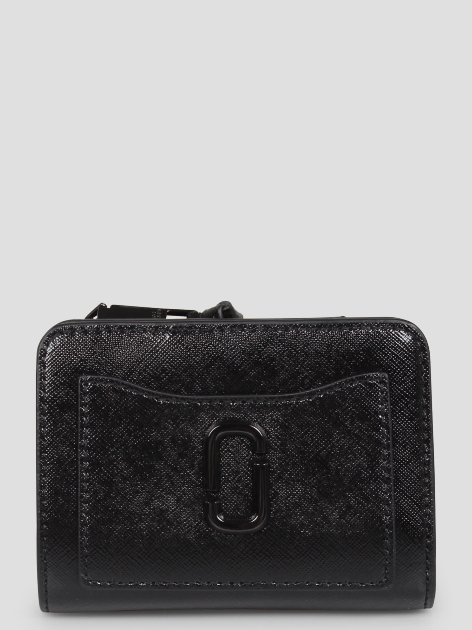 Marc Jacobs The Utility Snapshot Dtm Mini Compact Wallet In Black