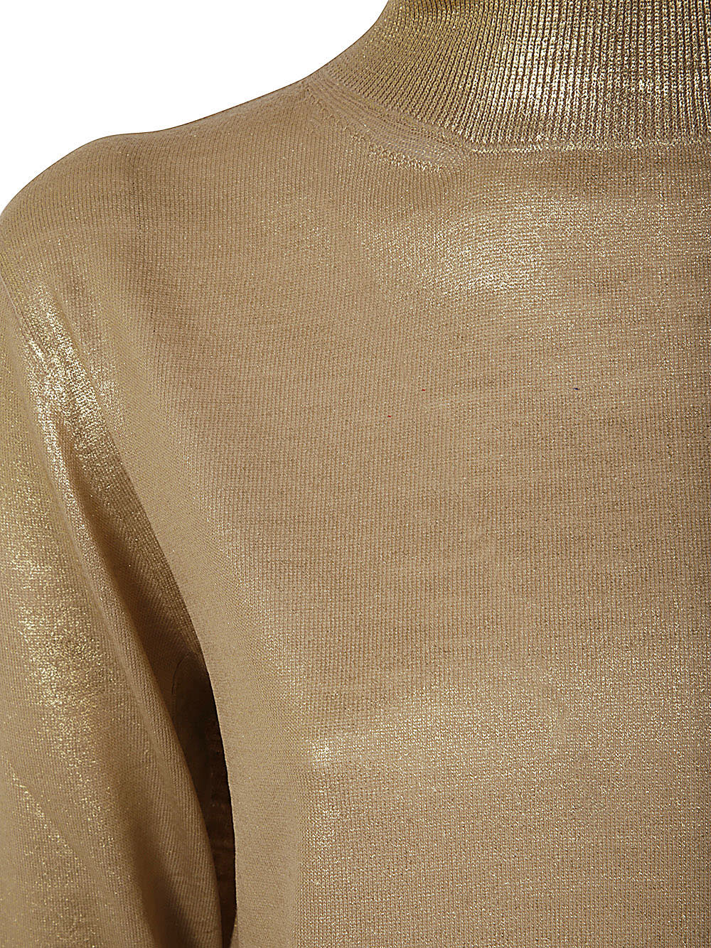 Shop Liviana Conti Turtle Neck Sweater In Z Incense Gold