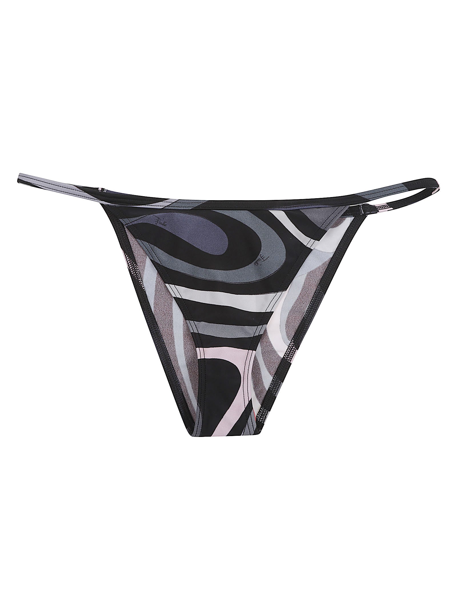 Pucci Abstract-print Bikini Bottom In Multi