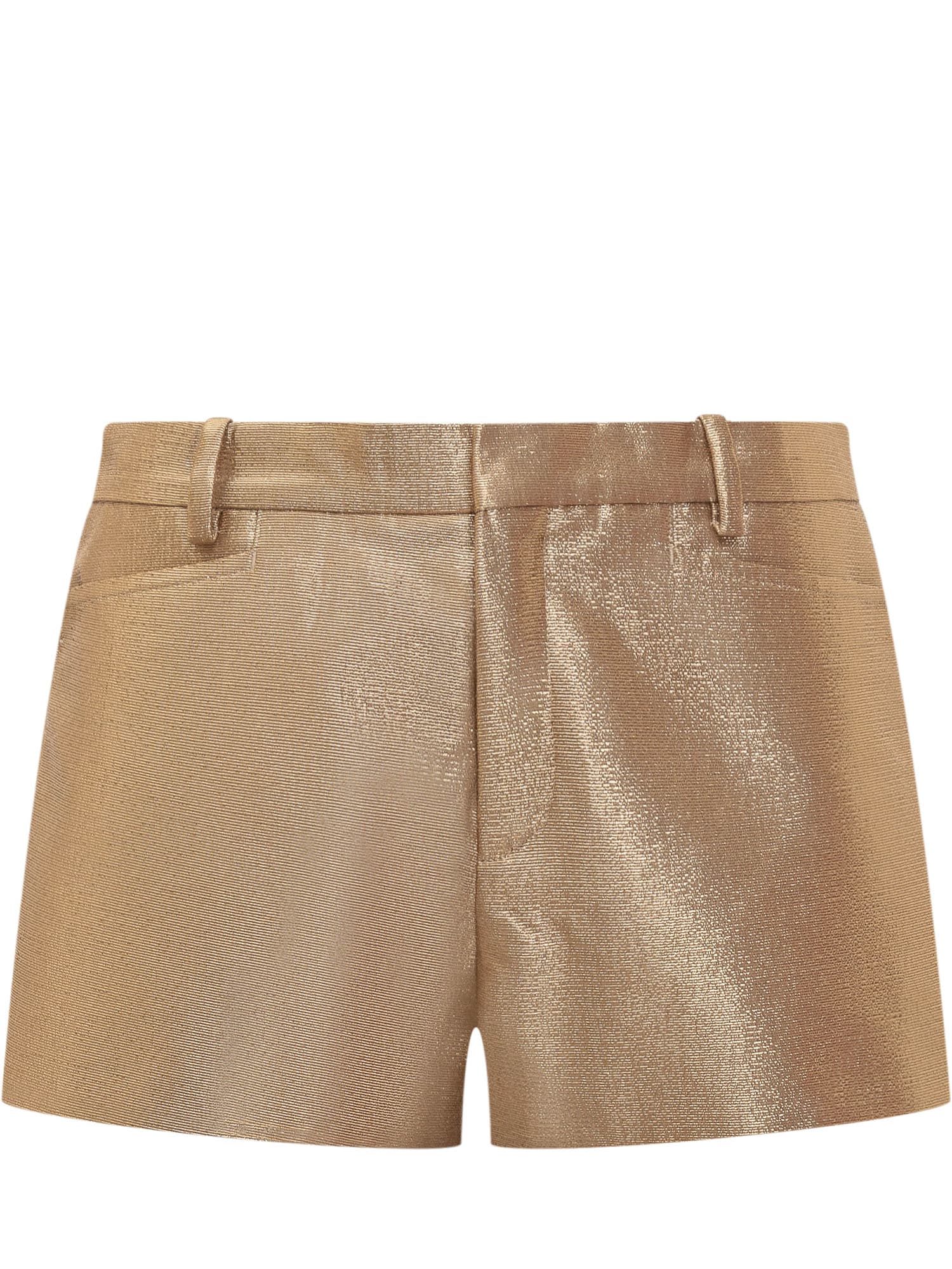 Shop Tom Ford Shorts In Gold