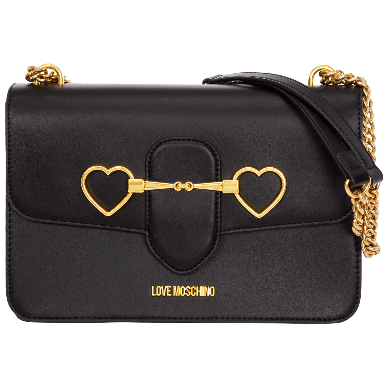 Love Moschino Soft Heart Bit Shoulder Bag